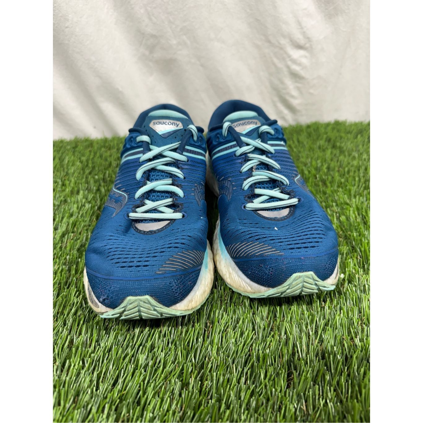 Saucony Size 8.5w Saucony Womens Triumph 17 S10546-25 Aqua Blue Runn Size US 8.5 / IT 38.5 - 2 Thumbnail