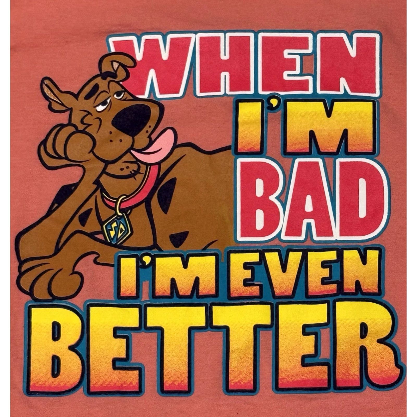 Vintage VINTAGE Cartoon Network Scooby-Doo T-Shirt Medium Shaggy Pink 90s Cartoon Graphic Print Crew Neck Short Sleeve Unisex Adults Boys Girls Mens Womens Size US M / EU 48-50 / 2 - 4 Thumbnail