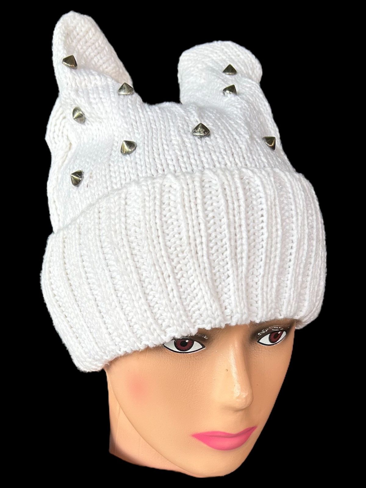 14th Addiction × Japanese Brand Japanese Punk Bondage Horn Devil Knitt Beanie Hats Size ONE SIZE - 1 Thumbnail