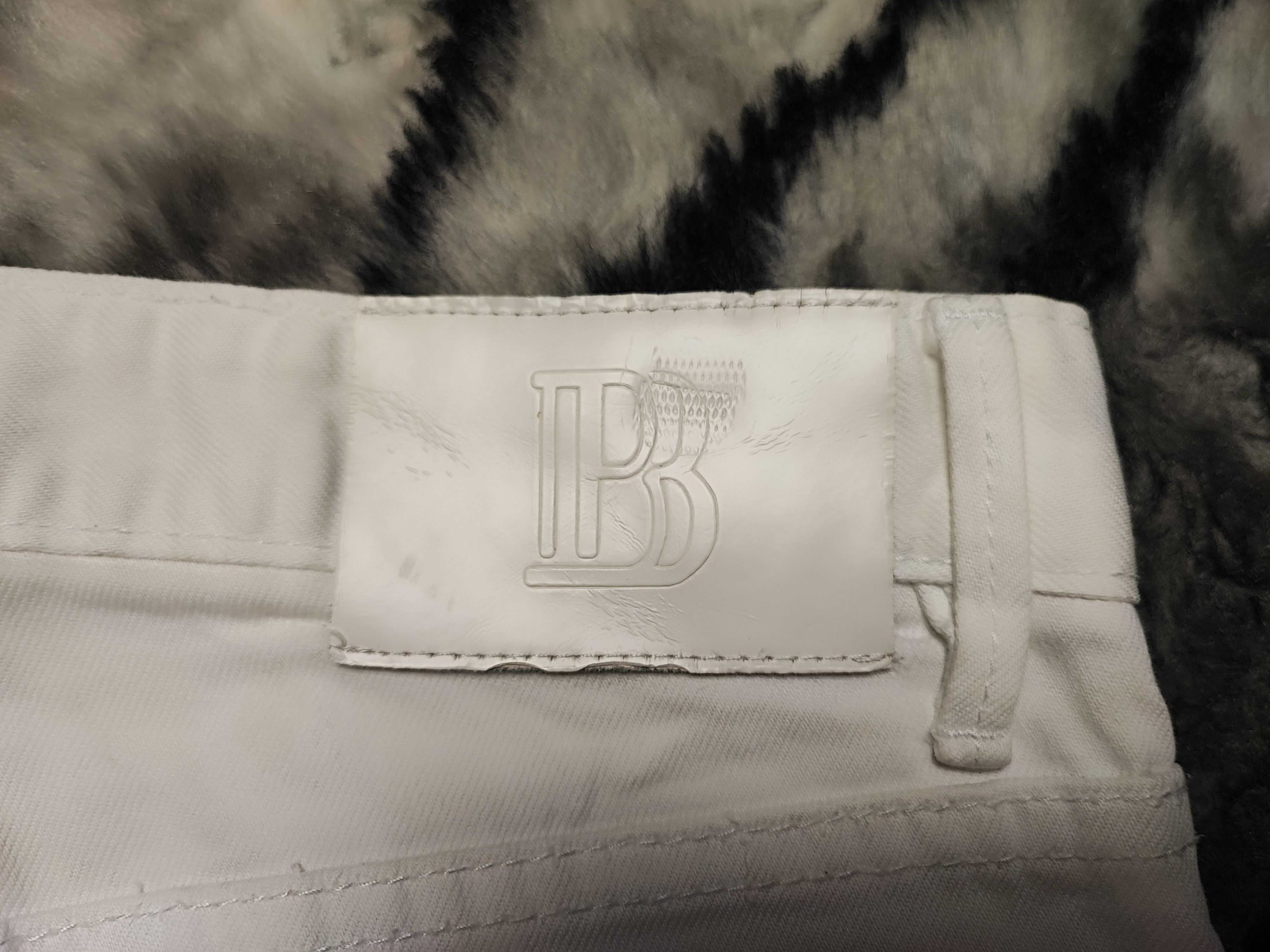 Balmain Balmain White Denim Jeans Thrashed Distressed ERD Grunge Size US 30 / EU 46 - 12 Thumbnail