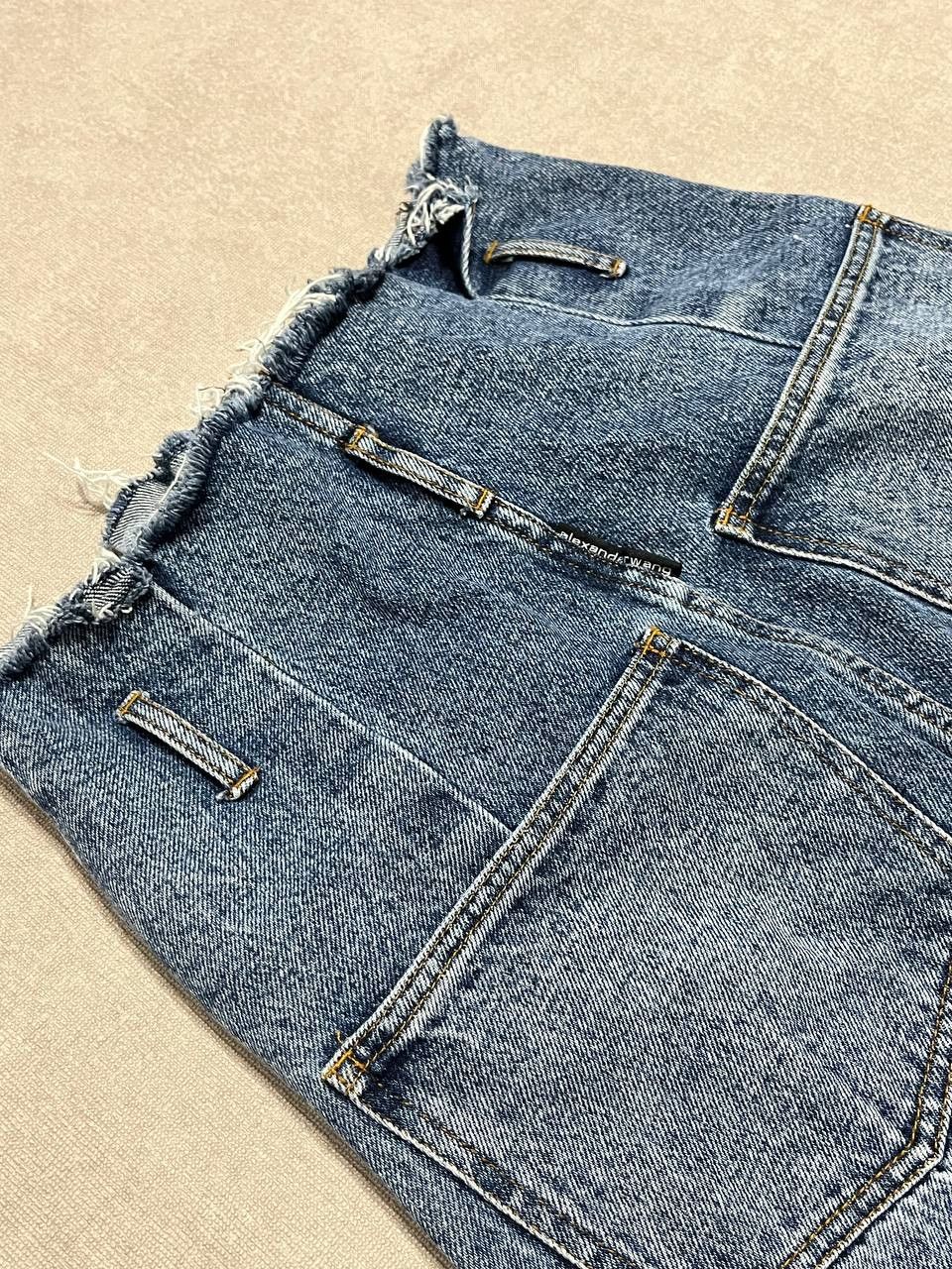 Alexander Wang Rare Alexander Wang Avant Garde Women`s Blue Jeans Denim S Size 27" / US 4 / IT 40 - 9 Thumbnail