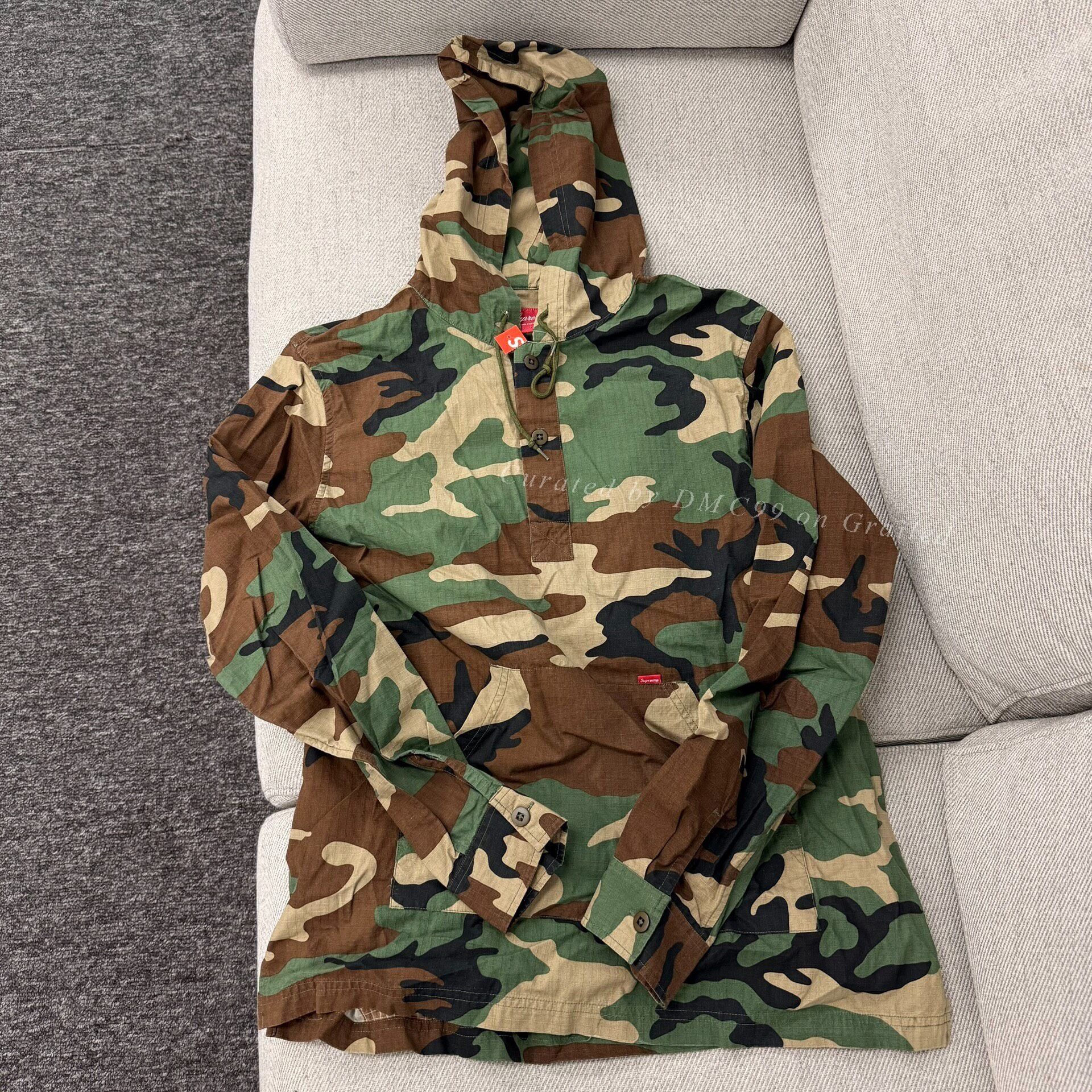 Supreme Supreme 16SS Ripstop Hooded Camo Pullover Size US M / EU 48-50 / 2 - 1 Thumbnail