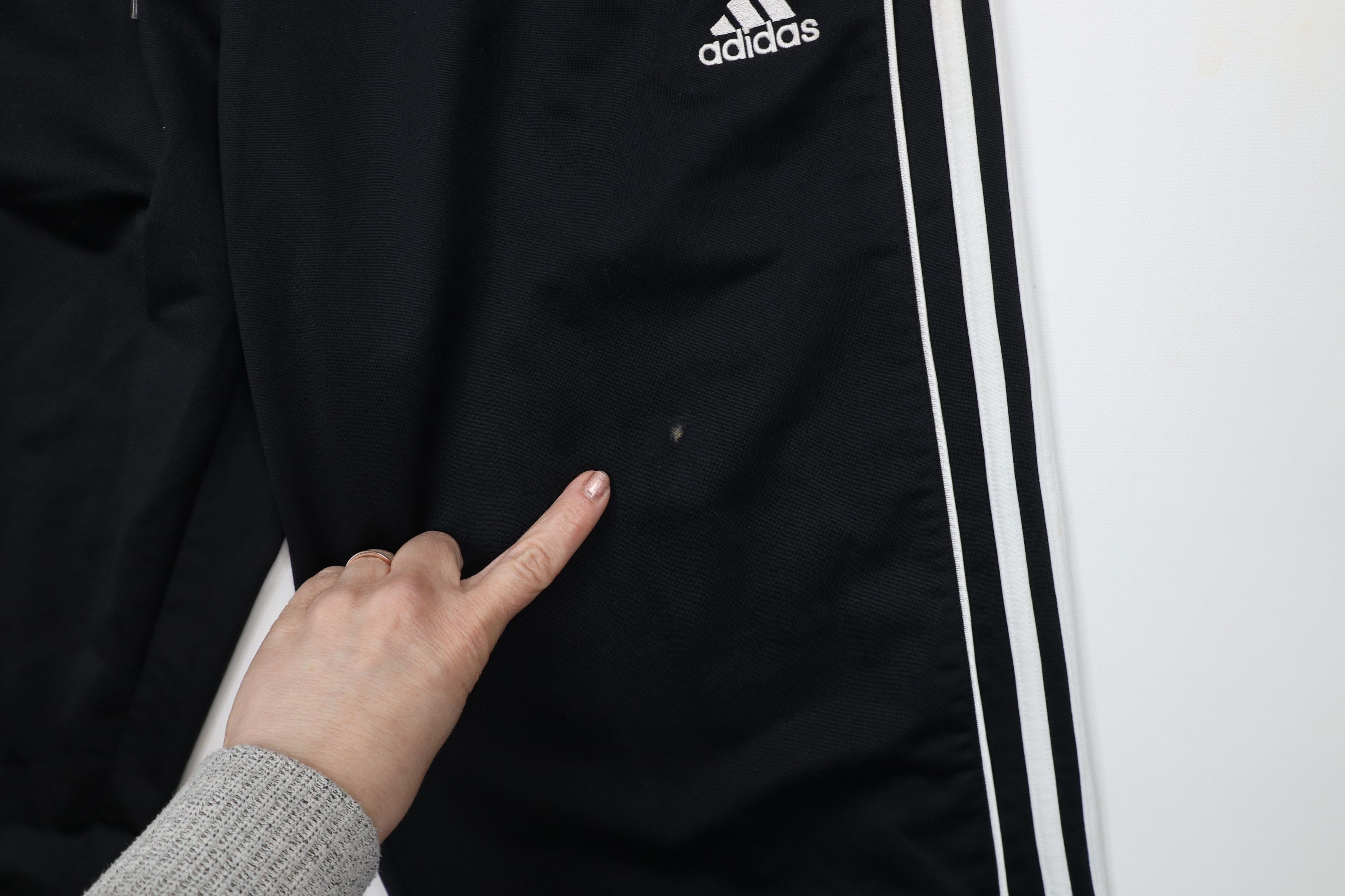 Adidas × Vintage Vintage Adidas Spell Out Striped Wide Leg Sweatpants Pants Size US 36 / EU 52 - 7 Thumbnail