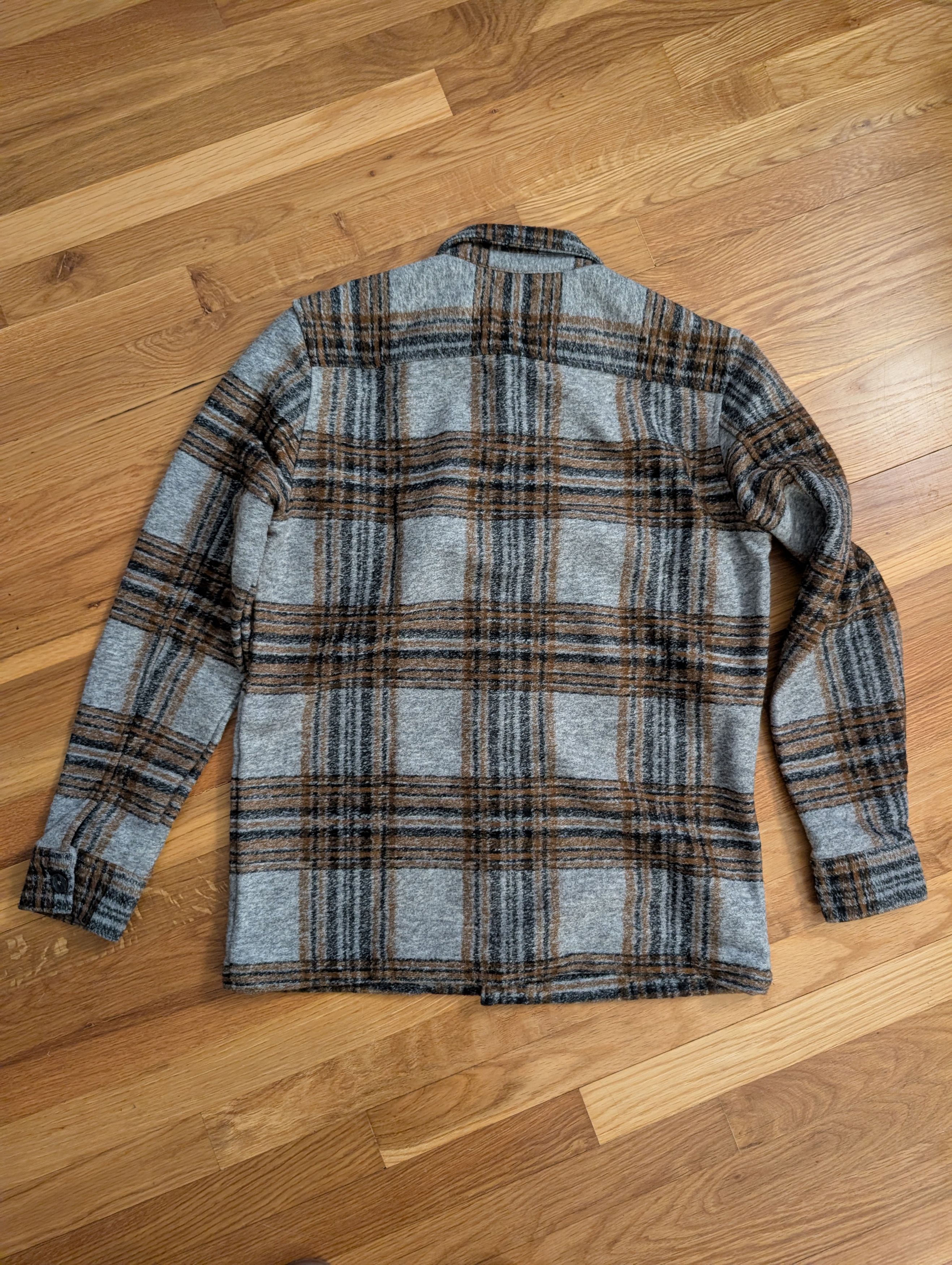 Allsaints Allsaints Men's Grey Checked Shirt Jacket Size US S / EU 44-46 / 1 - 2 Thumbnail