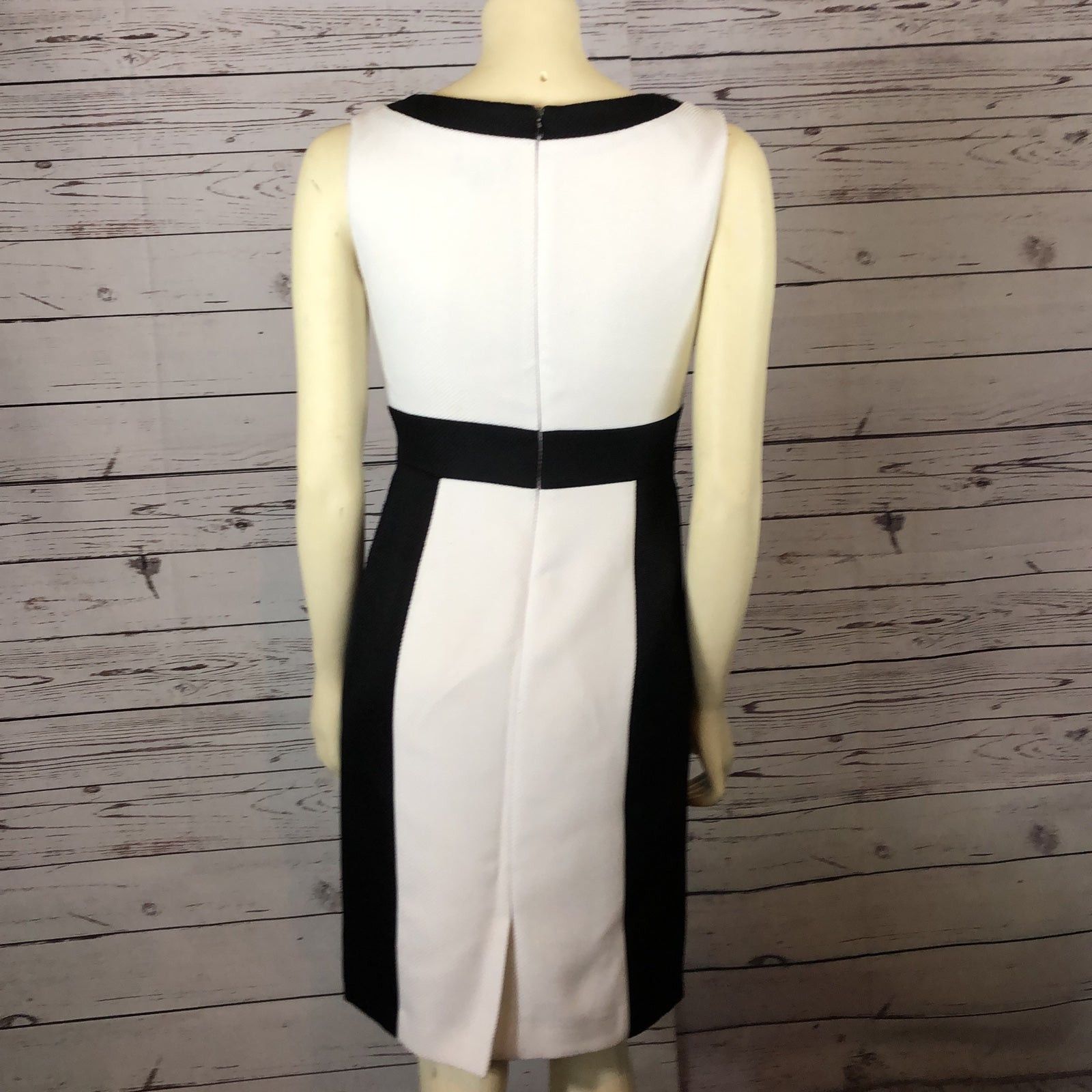 Elie Tahari Tahari Arthur S. Levine Black & White Houndstooth Dress 2 Size XS / US 0-2 / IT 36-38 - 8 Thumbnail