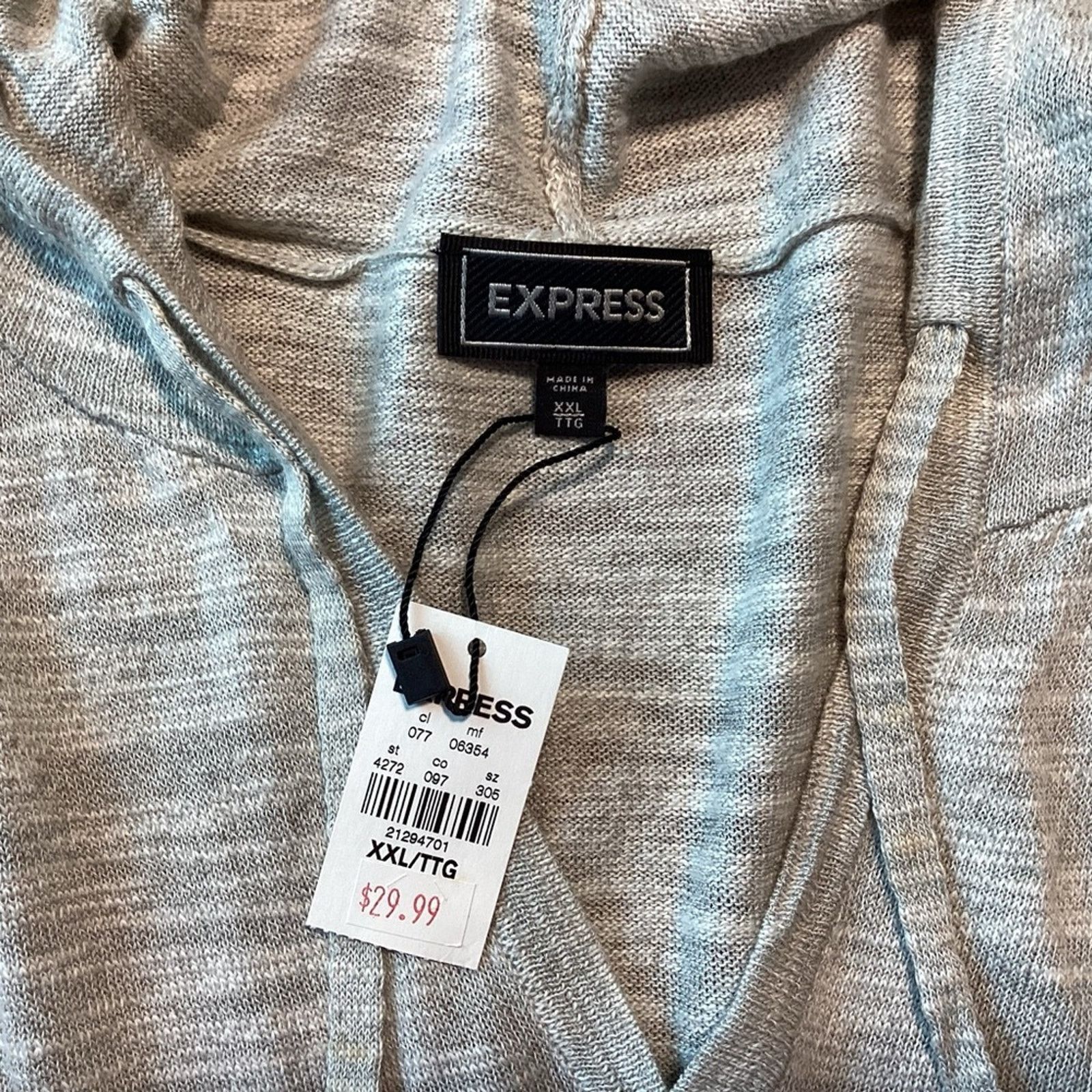 Express Express Light Hoodie Size US XL / EU 56 / 4 - 2 Thumbnail