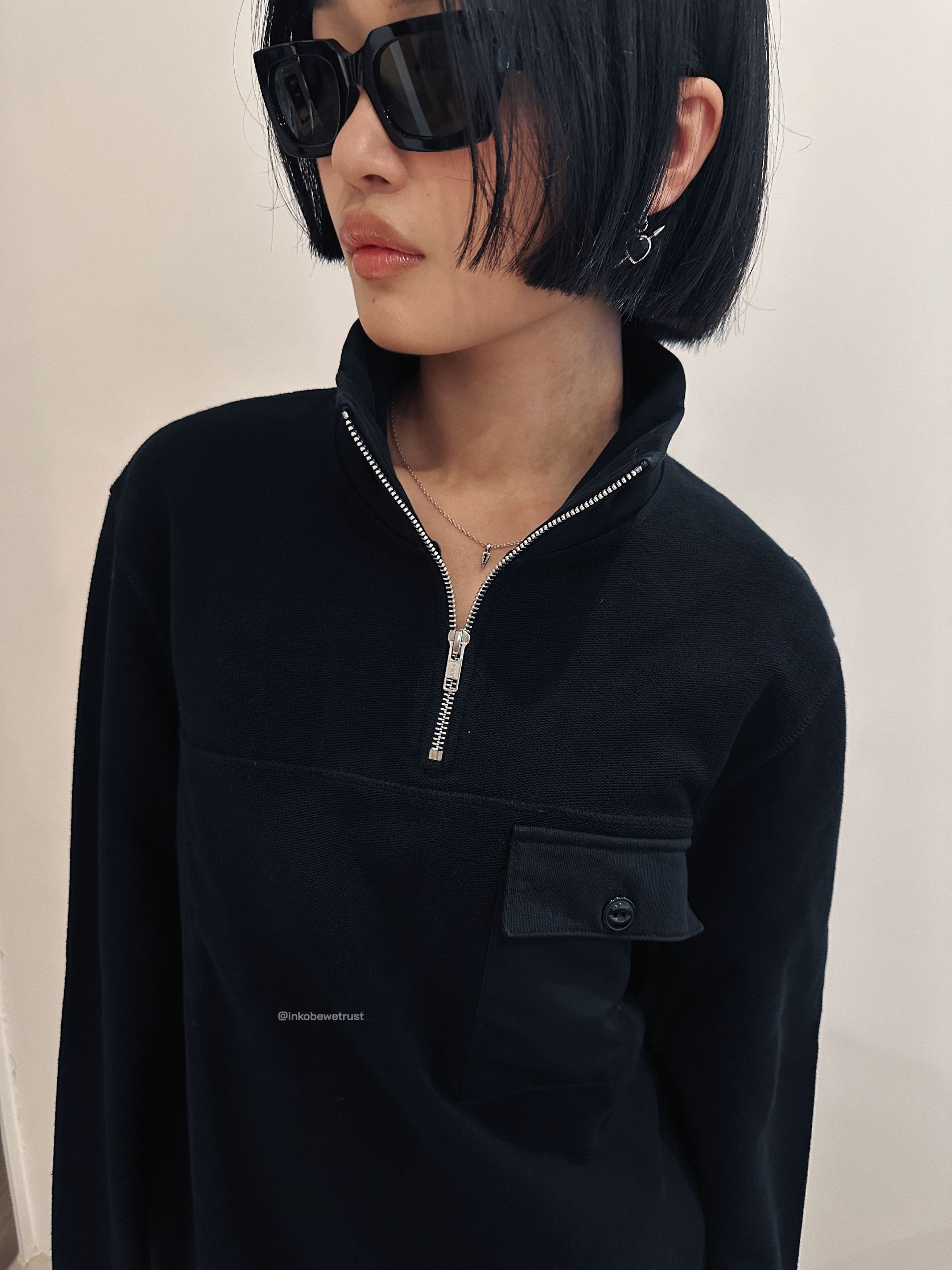 Tres Bien Half Zip Sweatshirt Size US M / EU 48-50 / 2 - 3 Thumbnail