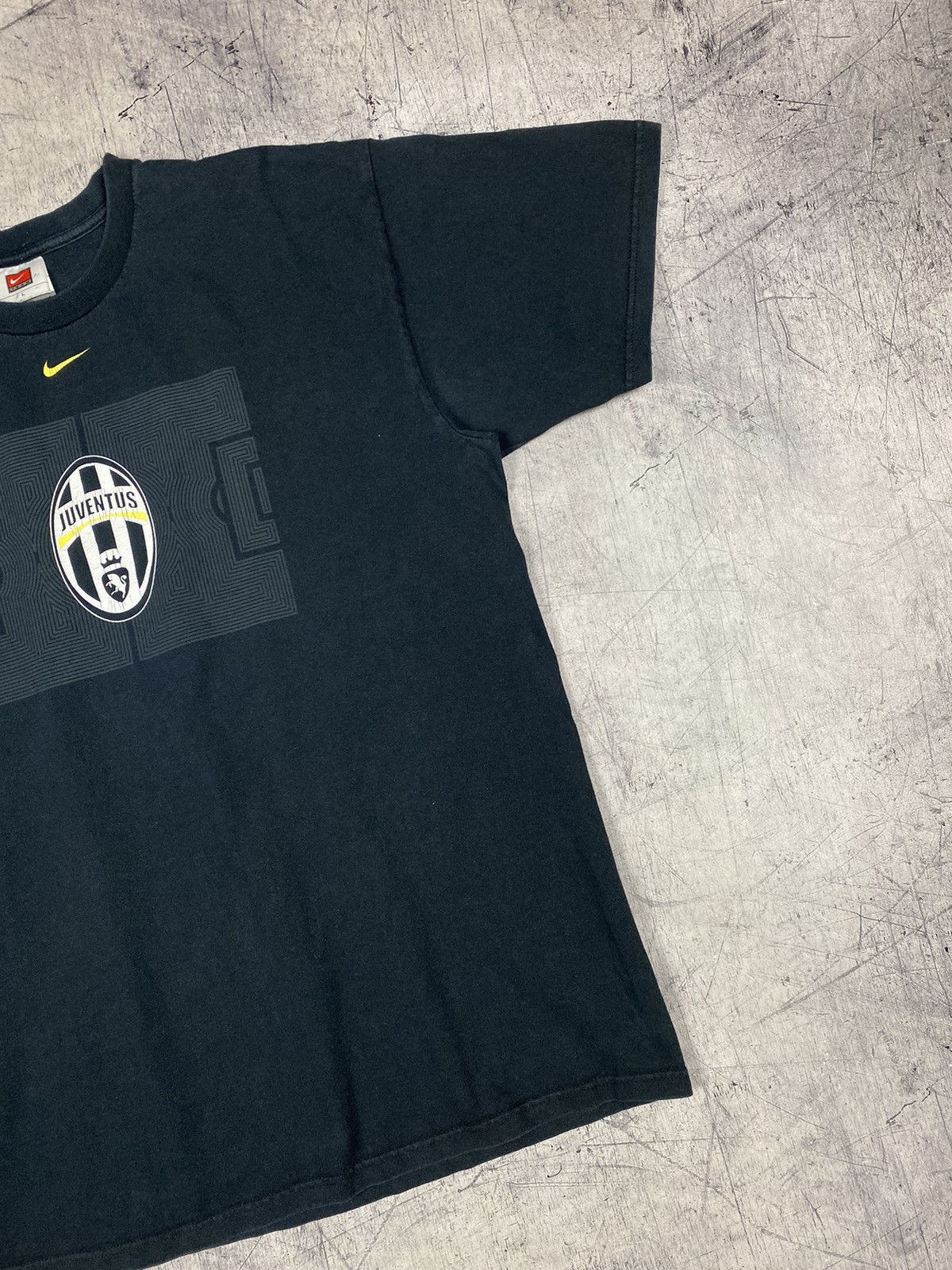 Nike × Vintage Vintage 90s Nike Juventus FC Tee blockcore drill y2k 00s Size US L / EU 52-54 / 3 - 3 Thumbnail