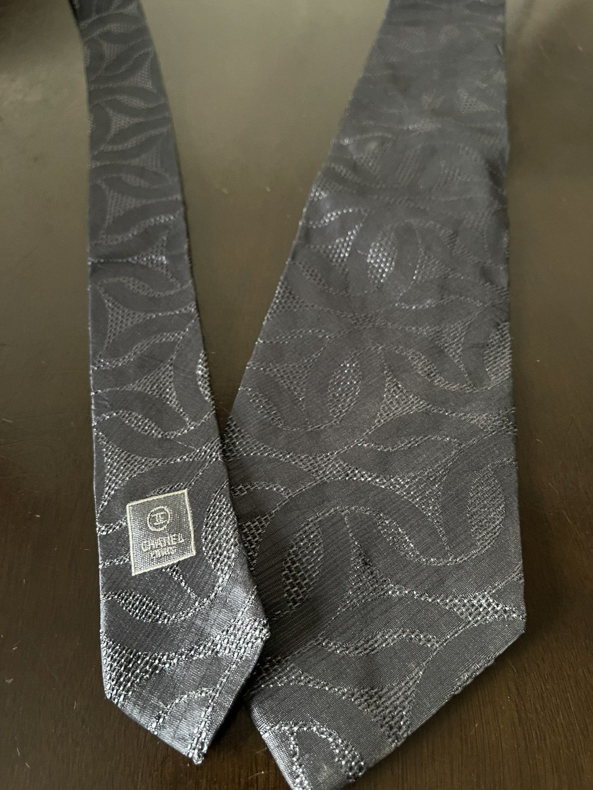 Chanel Chanel Silk Tie CC Monogram Size ONE SIZE - 1 Thumbnail