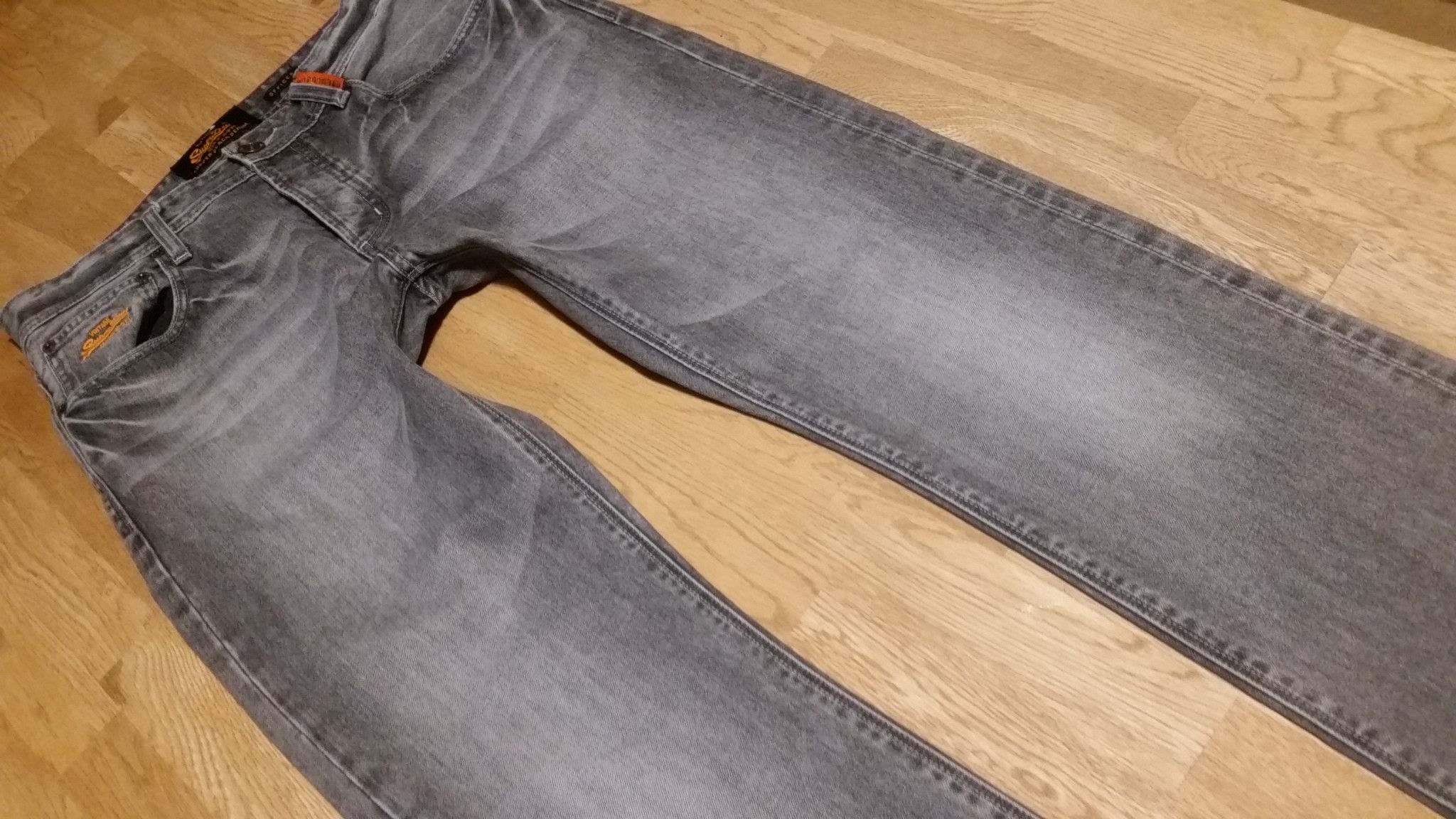 Gray SUPERDRY JAPAN Vintage W32 L34 straight slim W31 L36