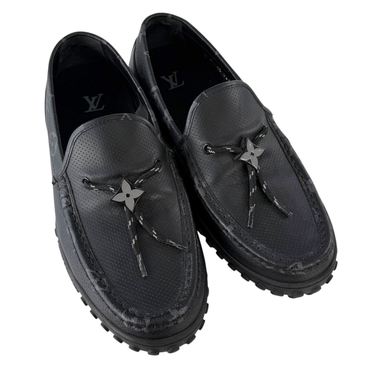 Louis Vuitton Louis Vuitton Monogram Eclipse Racer Mocassin Loafer Size US 7 / EU 40 - 5 Thumbnail