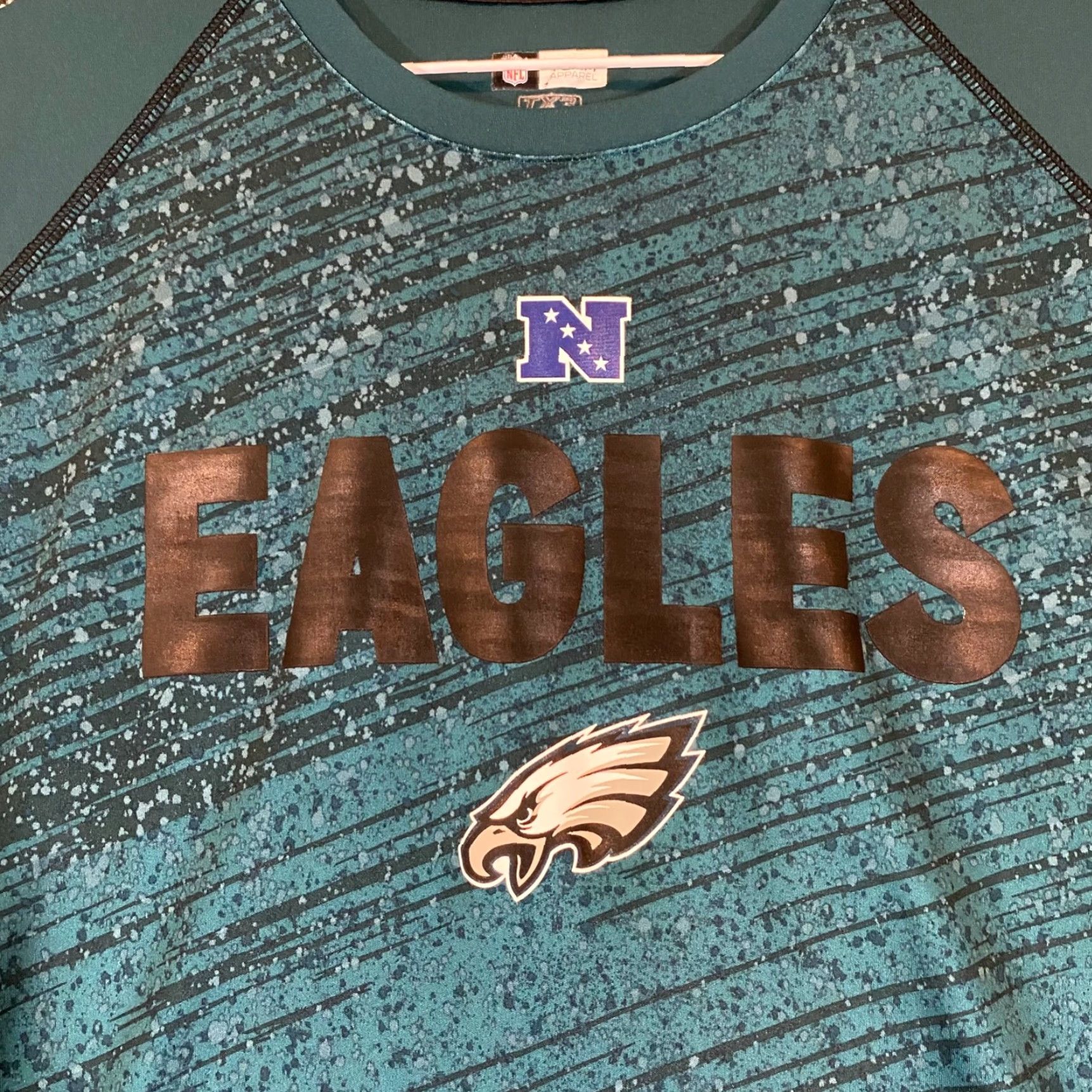 NFL NFL Philadelphia Eagles Shirt Mens Medium Green Team Apparel Tee Short Sleeve Size US M / EU 48-50 / 2 - 2 Thumbnail