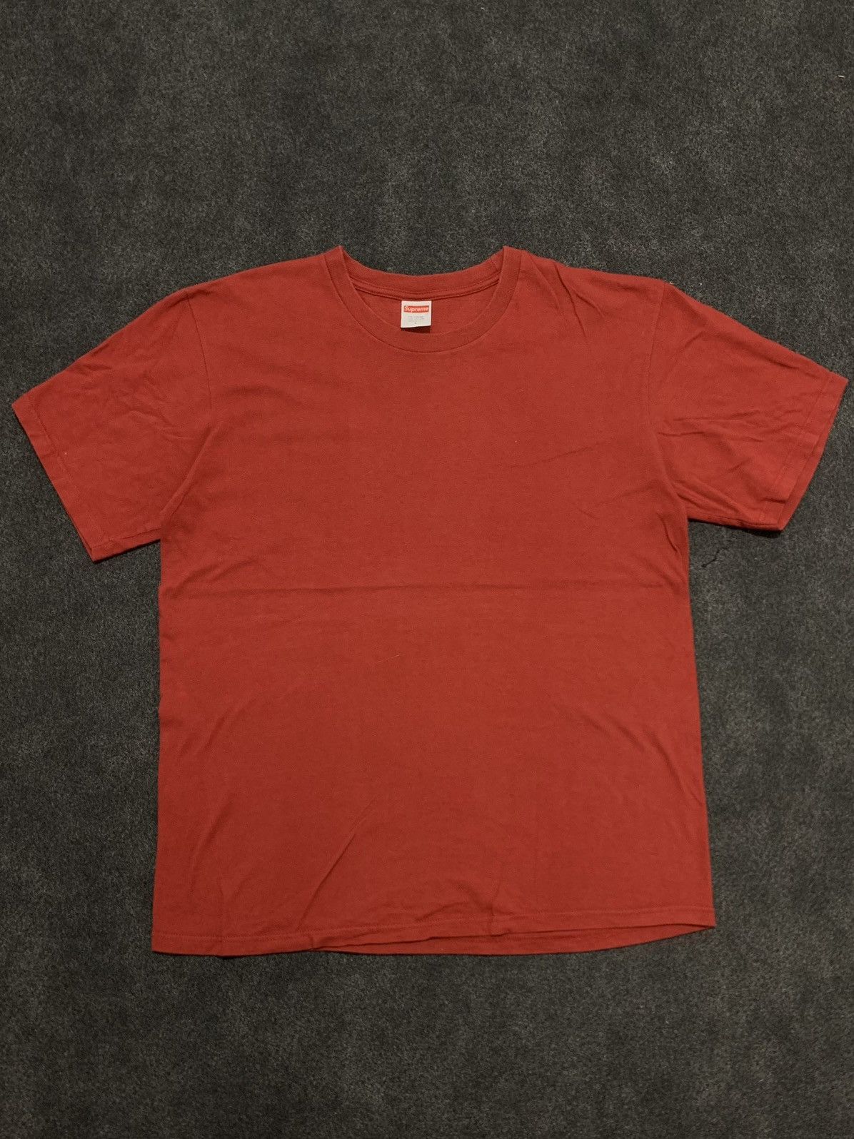 Supreme Supreme blank tee red Size US L / EU 52-54 / 3 - 2 Thumbnail