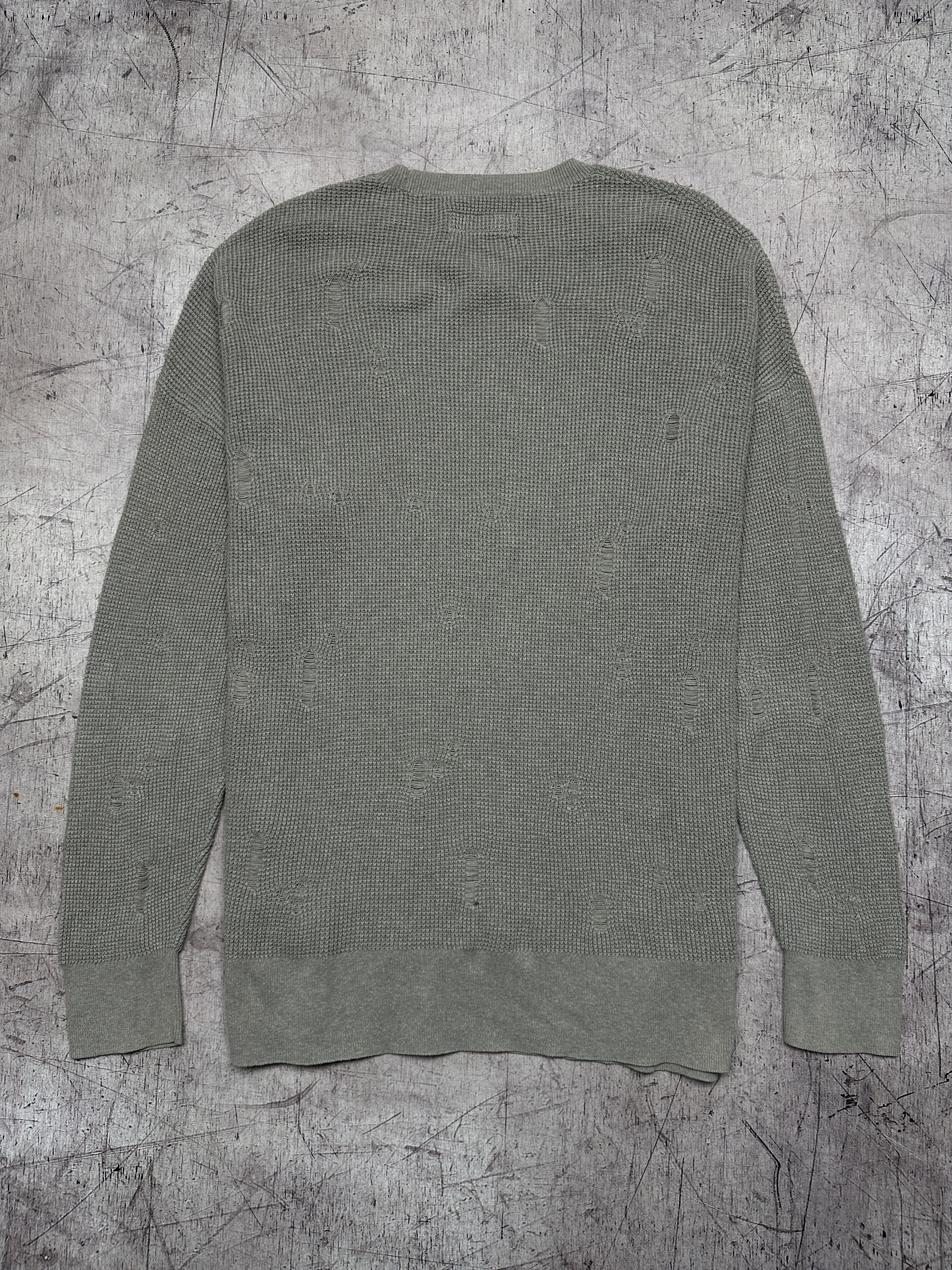 Allsaints Allsaints Mens Forram Knit Distressed Sweater Size US M / EU 48-50 / 2 - 6 Thumbnail