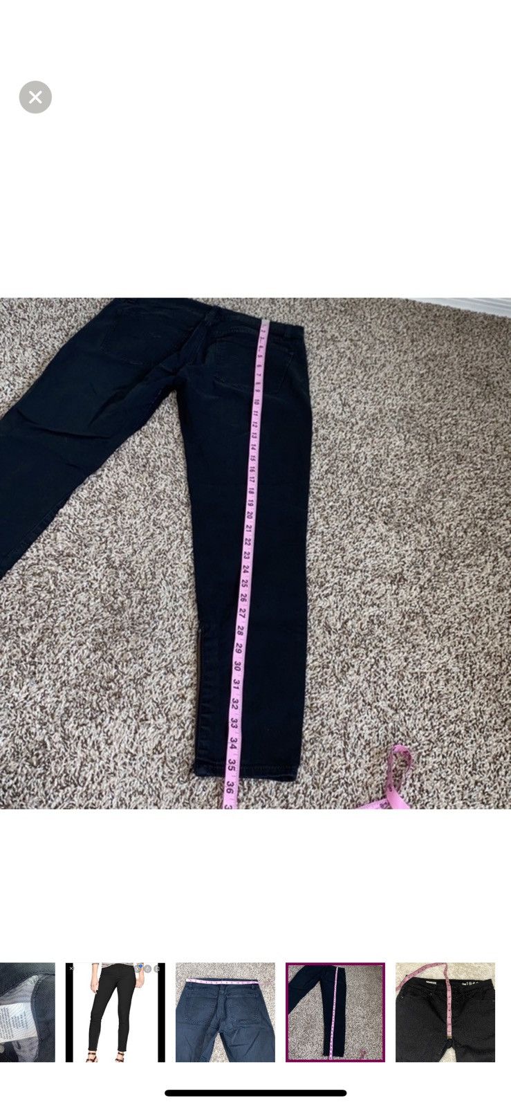 Gap Gap black inseam zipper legging jeans size 2 Size 26" / US 2 / IT 38 - 9 Thumbnail