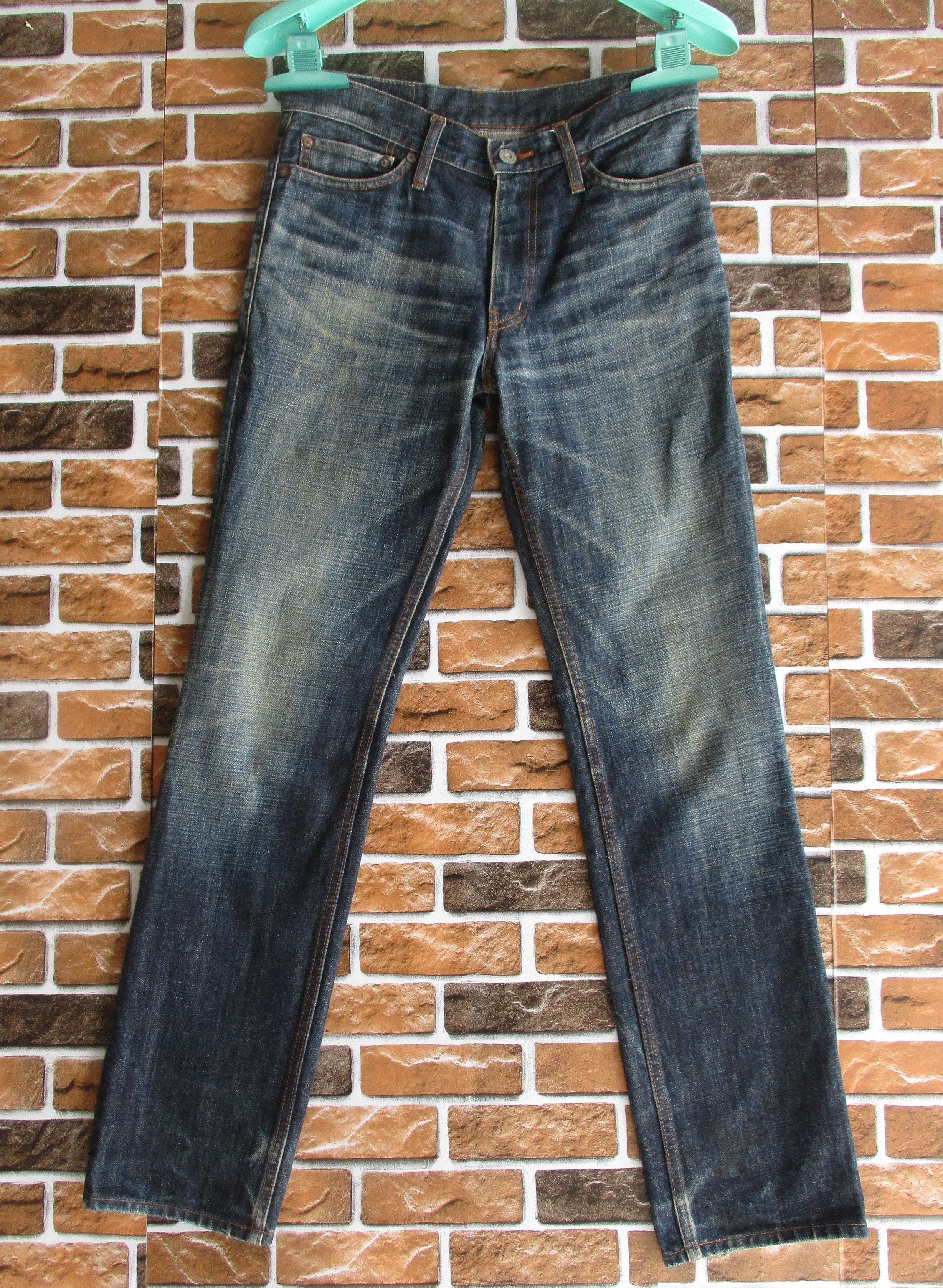 J.S. Homestead × Journal Standard Lot 2900 Dark Wash Low Rise Straight Leg 28x31 Size US 29 - 1 Thumbnail
