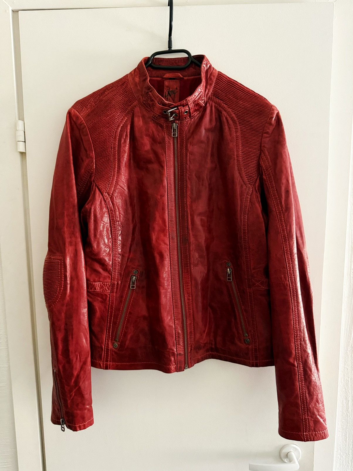 14th Addiction 14th Addiction Style Leather Jacket Red Size US S / EU 44-46 / 1 - 1 Thumbnail
