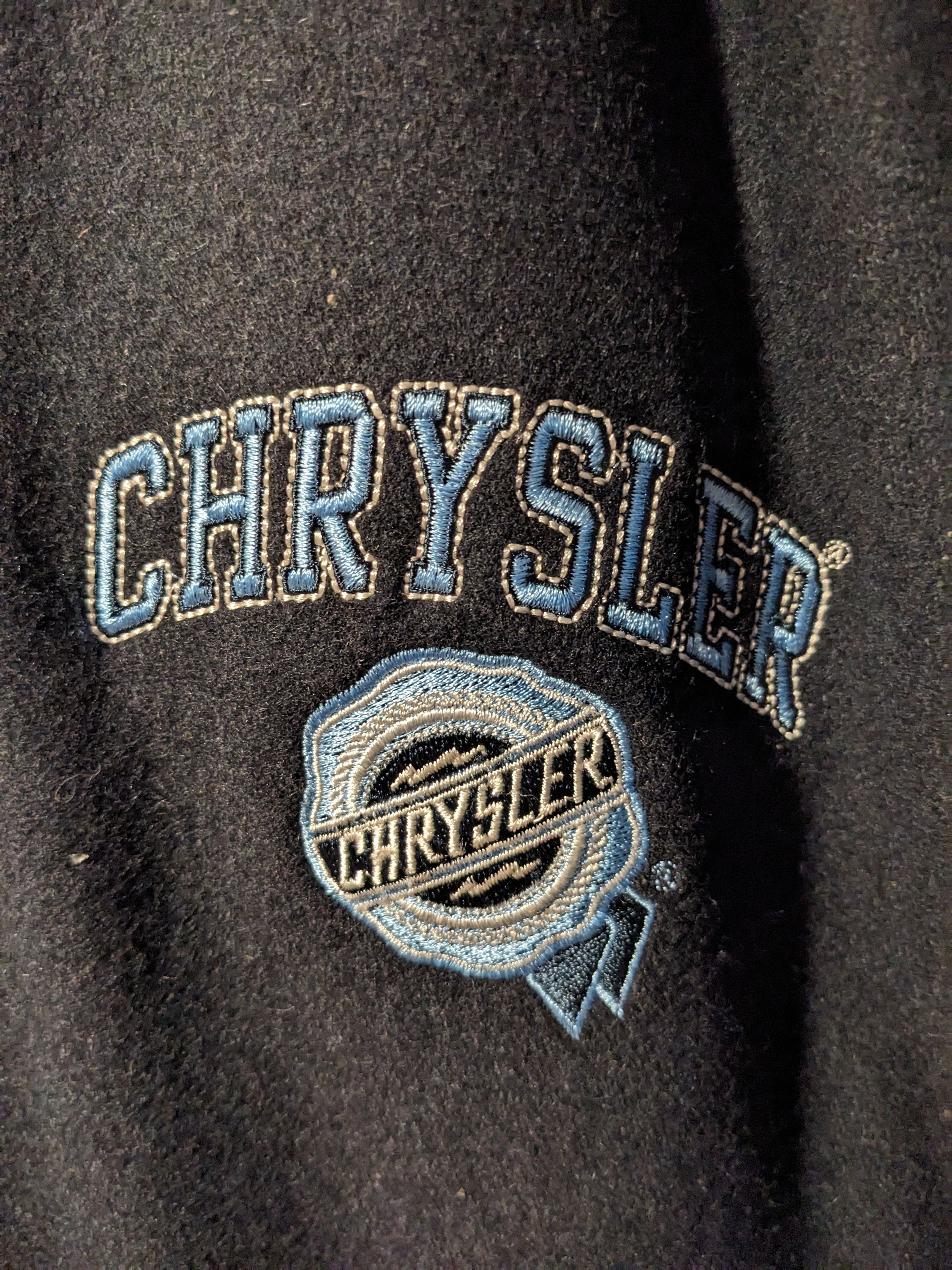 Chrysler × Vintage Vintage Chrysler Motors XX-Large Black Blue Varsity Jacket Size US XXL / EU 58 / 5 - 10 Thumbnail