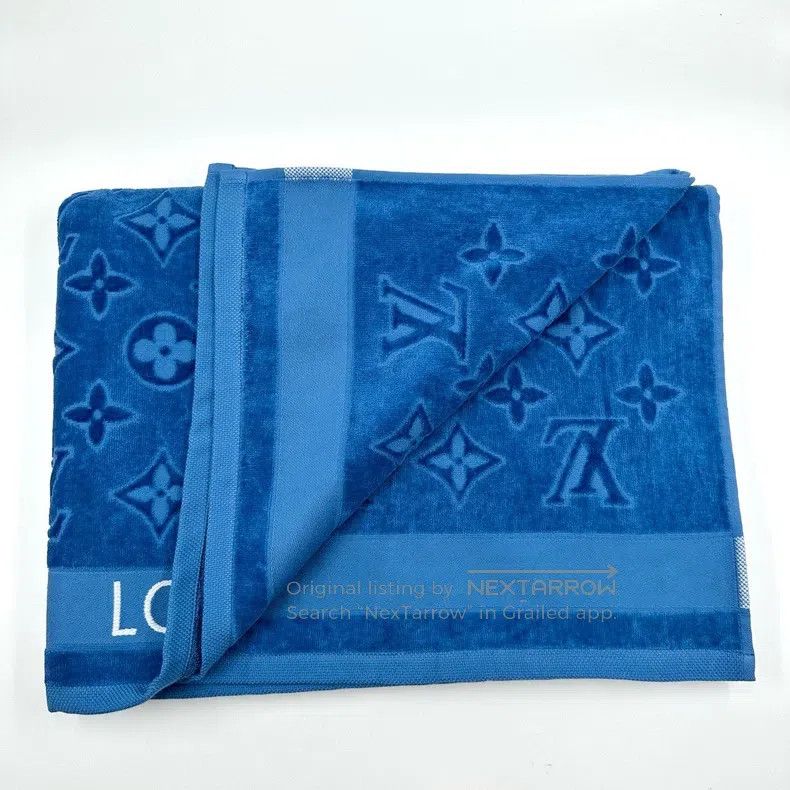 Other Louis Vuitton Blue beach towel Size ONE SIZE - 3 Thumbnail