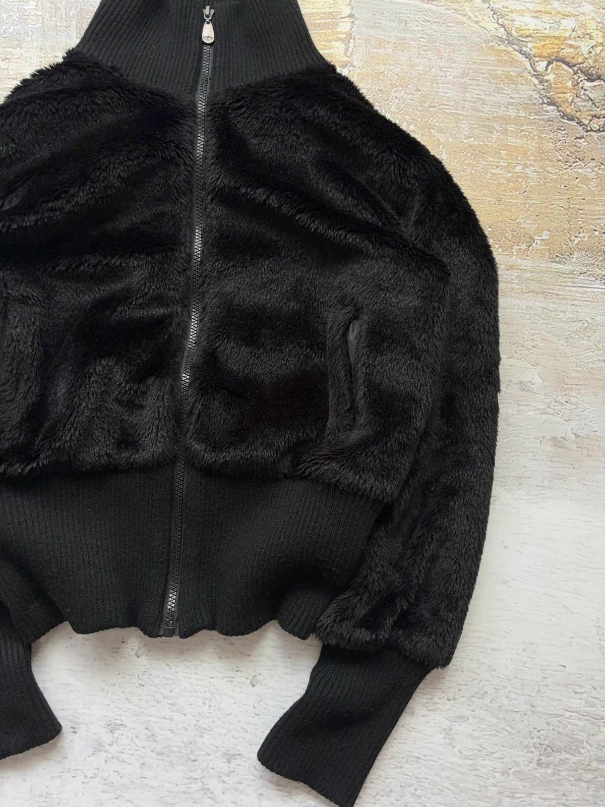 Vintage Cropped fluffy vintage faux fur jacket Size M / US 6-8 / IT 42-44 - 5 Thumbnail