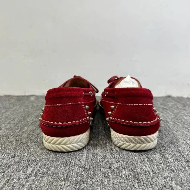 Jimmy Choo Christian Louboutin Red Sailing Shoes. Size US 8.5 / EU 41-42 - 3 Thumbnail