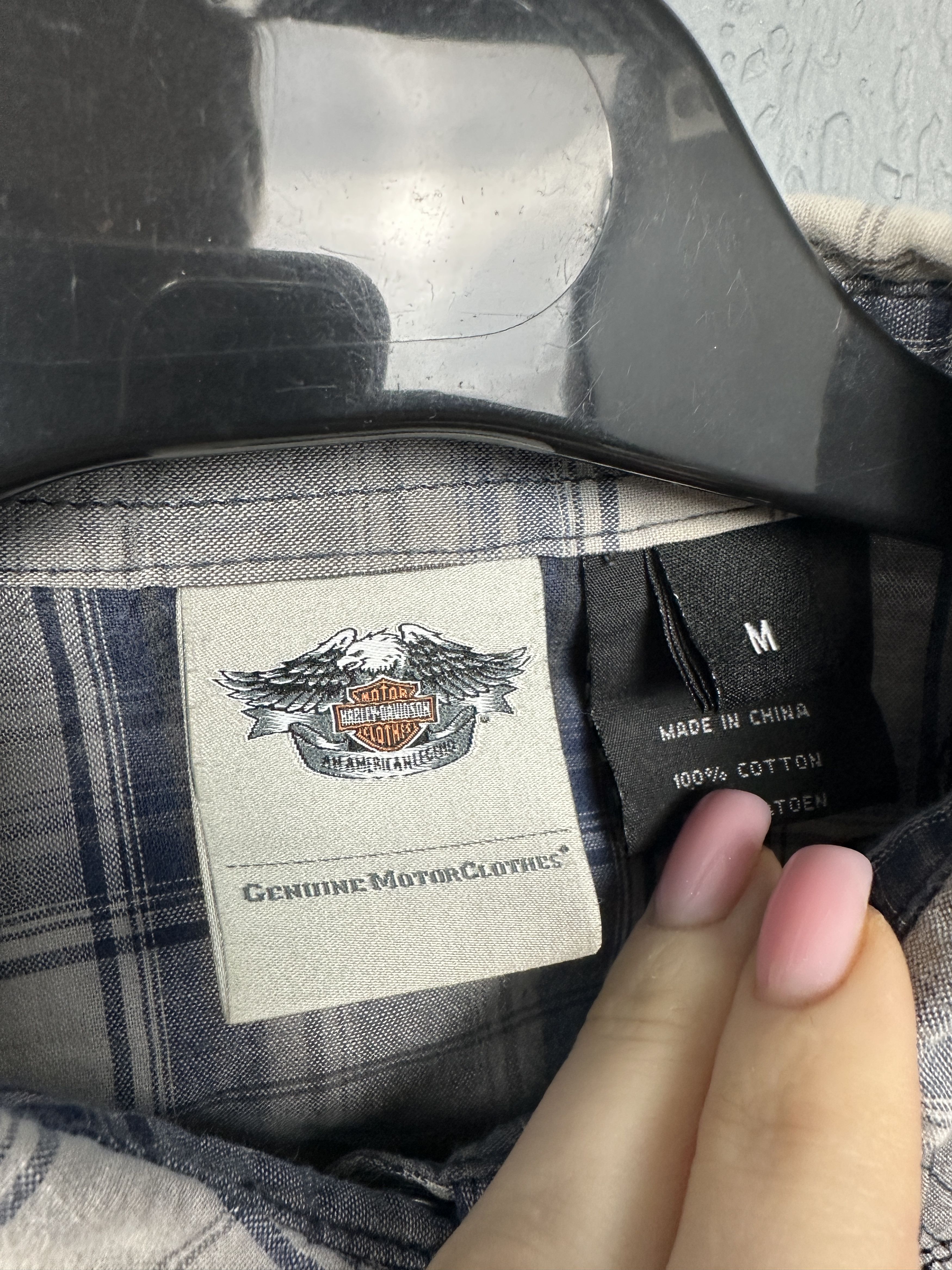 Harley Davidson Harley Davidson Womens Plaid Shirt Size M / US 6-8 / IT 42-44 - 3 Thumbnail