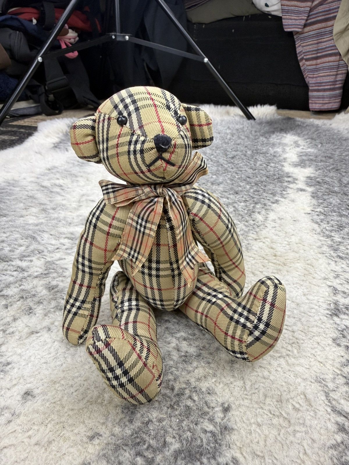 Burberry 🔥RARE🔥 Burberrys Iconic Nova Checkered Teddy Bear Size ONE SIZE - 8 Thumbnail