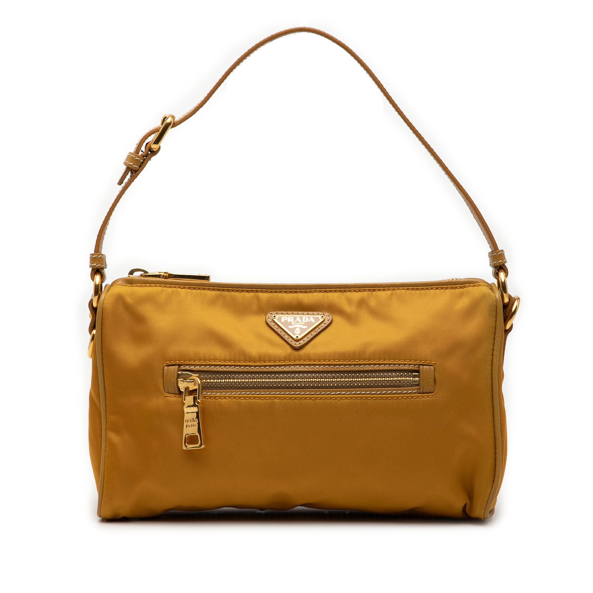 Prada Prada Saffiano Trimmed Tessuto Handbag Size ONE SIZE - 1 Thumbnail