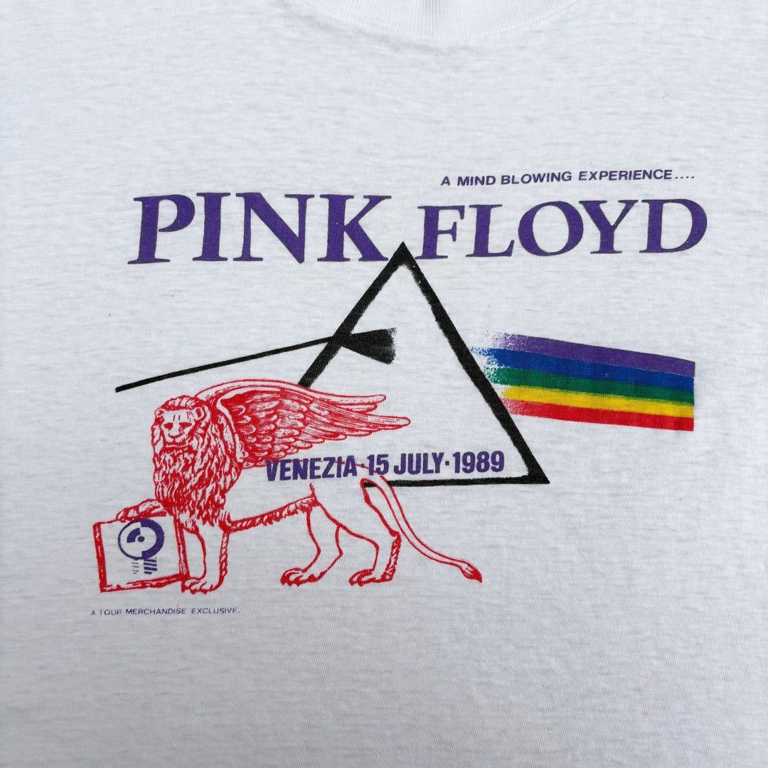 Pink Floyd Pink Floyd 1989 89 80s Vintage Venezia Live Band T-Shirt Size US M / EU 48-50 / 2 - 2 Thumbnail