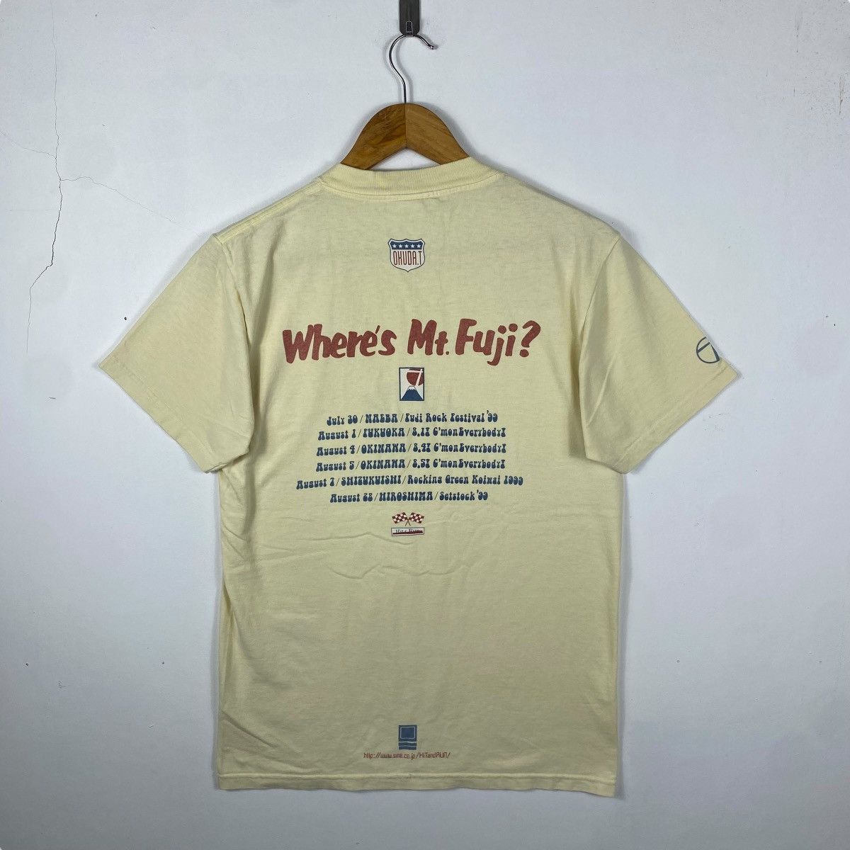 Band Tees Vintage 90's SMA OKUDA TAMIO Where's Mt. Fuji Concert Tee Size US M / EU 48-50 / 2 - 4 Thumbnail