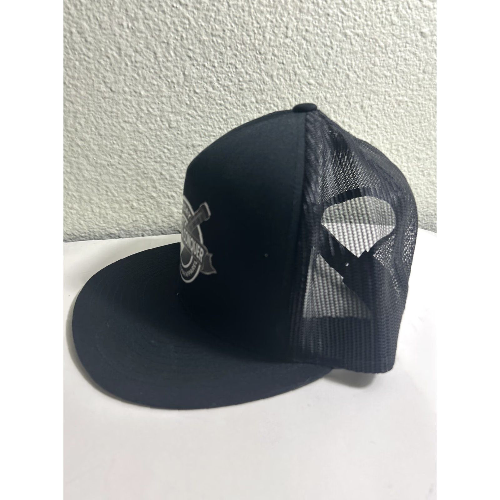 Vintage Hustle And Conquer Citizen Apparel Black Trucker Hat SnapBack Adjustable Men’s Hat Adjustable Black Trucker Hat Size ONE SIZE - 6 Thumbnail