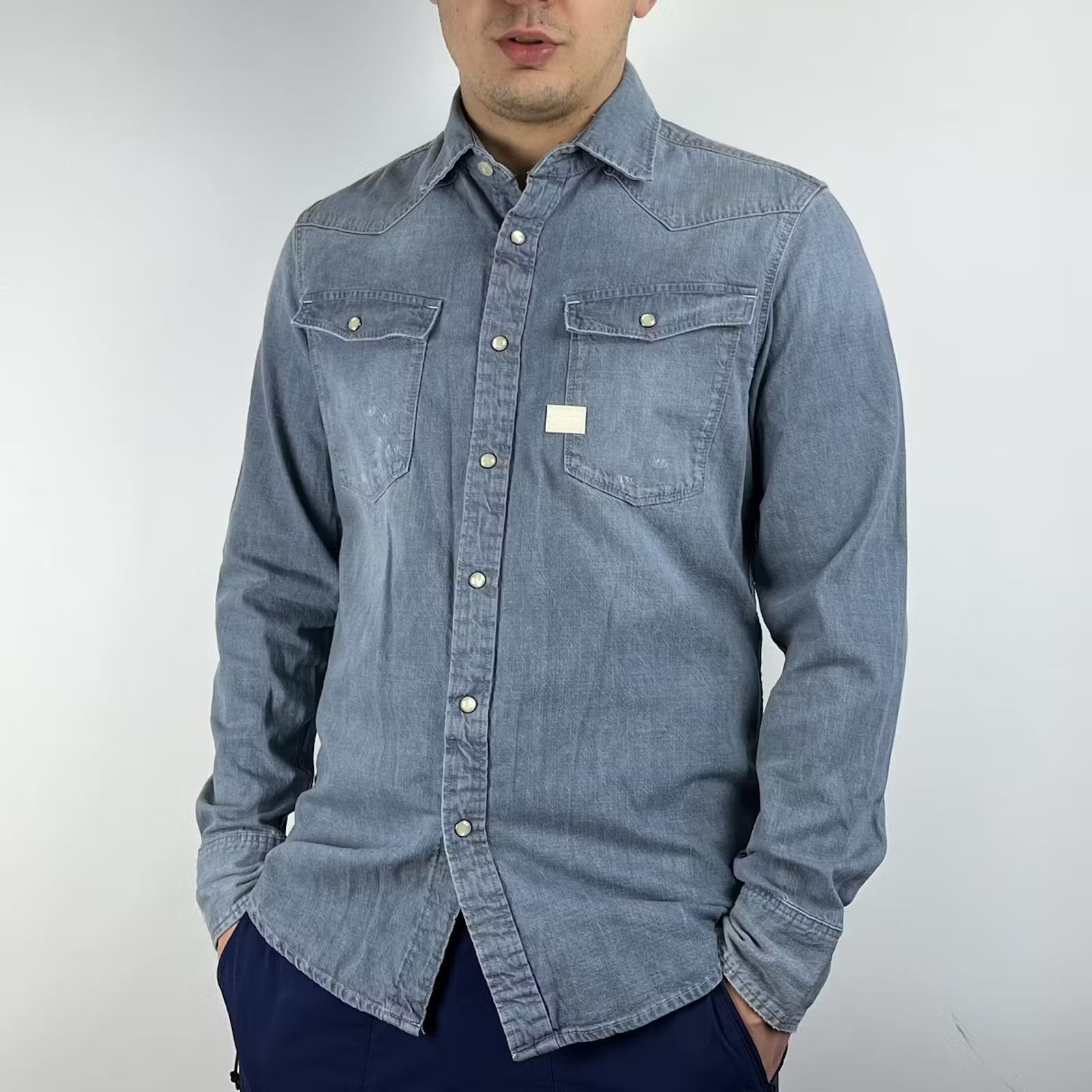 G-Star G star raw shirt denim slim fit overshirt size Medium Size US M / EU 48-50 / 2 - 1 Thumbnail