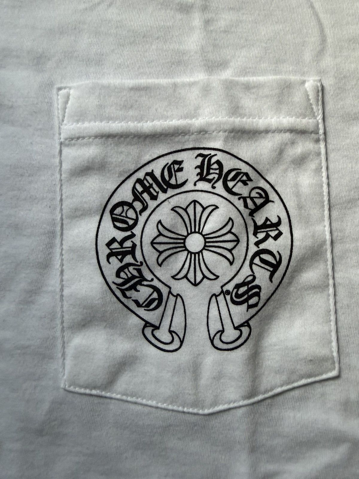 Chrome Hearts Chrome Hearts Horseshoe White Tee Shirt Size US XXL / EU 58 / 5 - 2 Thumbnail