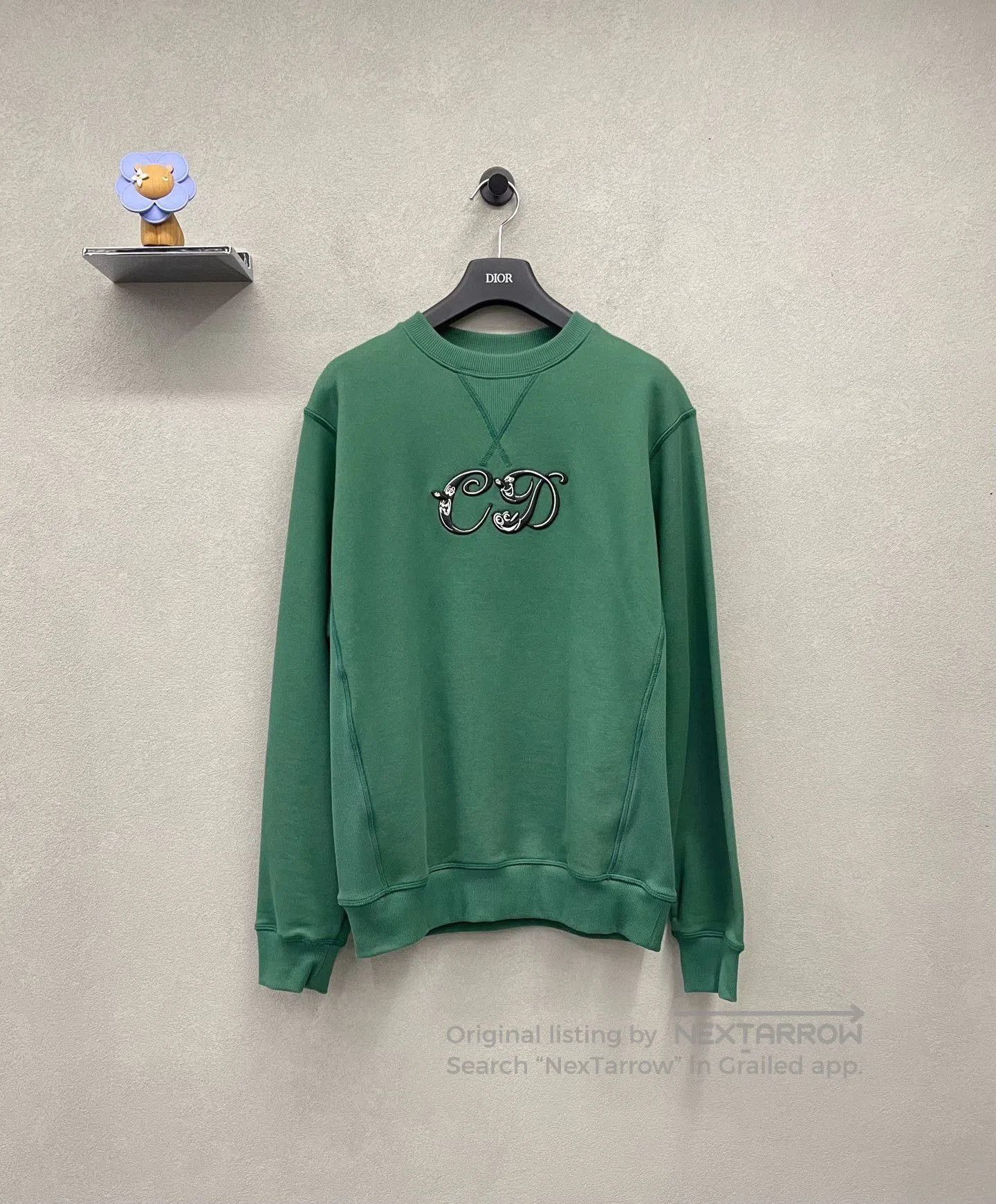 Dior DIOR Green Crewneck Sweatshirt. Size S / US 4 / IT 40 - 1 Thumbnail