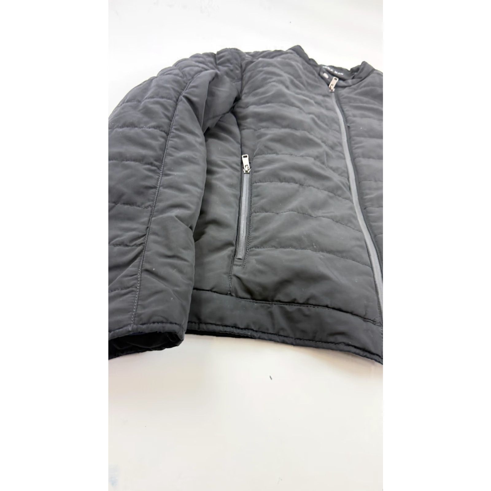 Zara Zara Jacket Mens Large Black Quilted Puffer Moto Zip Pockets Lightweight Jacket Mens Black Quilted Puffer Zip Pockets Lightweight Size US L / EU 52-54 / 3 - 2 Thumbnail