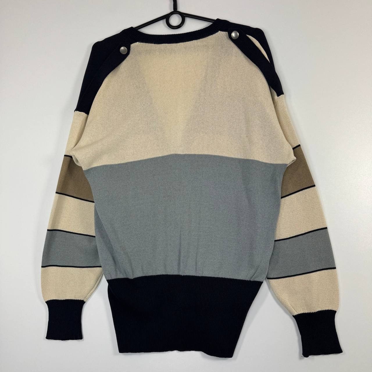 Escada Escada by Margaretha Ley Striped Knit Sweater Floral 38 Size M / US 6-8 / IT 42-44 - 9 Thumbnail