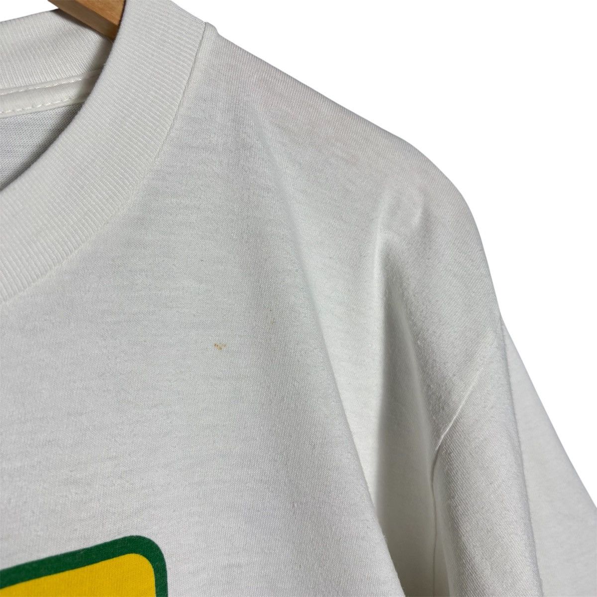 Nike × Vintage Vintage 90s Nike Big Swoosh Brazil T-Shirt Size US L / EU 52-54 / 3 - 8 Thumbnail
