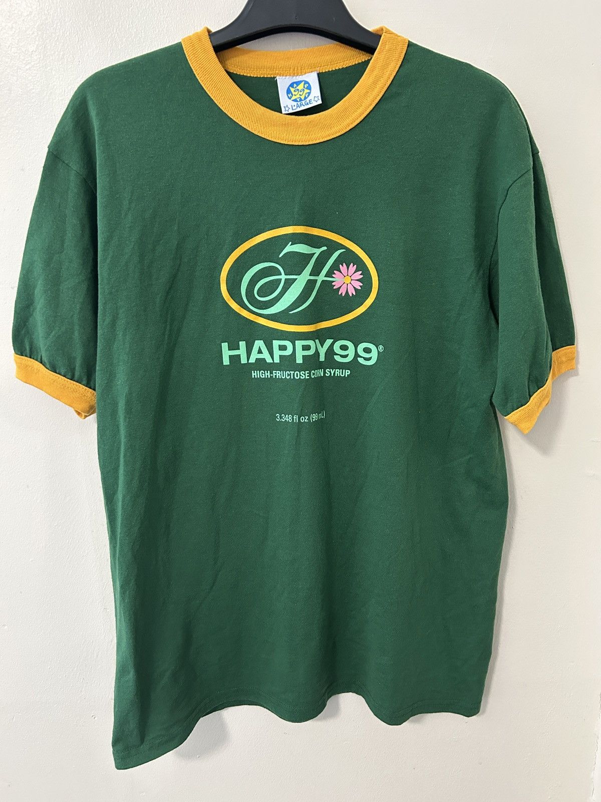 Happy99 Happy99 ‘High Fructose Corn Syrup’ Flower Ringer Tee Size US L / EU 52-54 / 3 - 1 Thumbnail