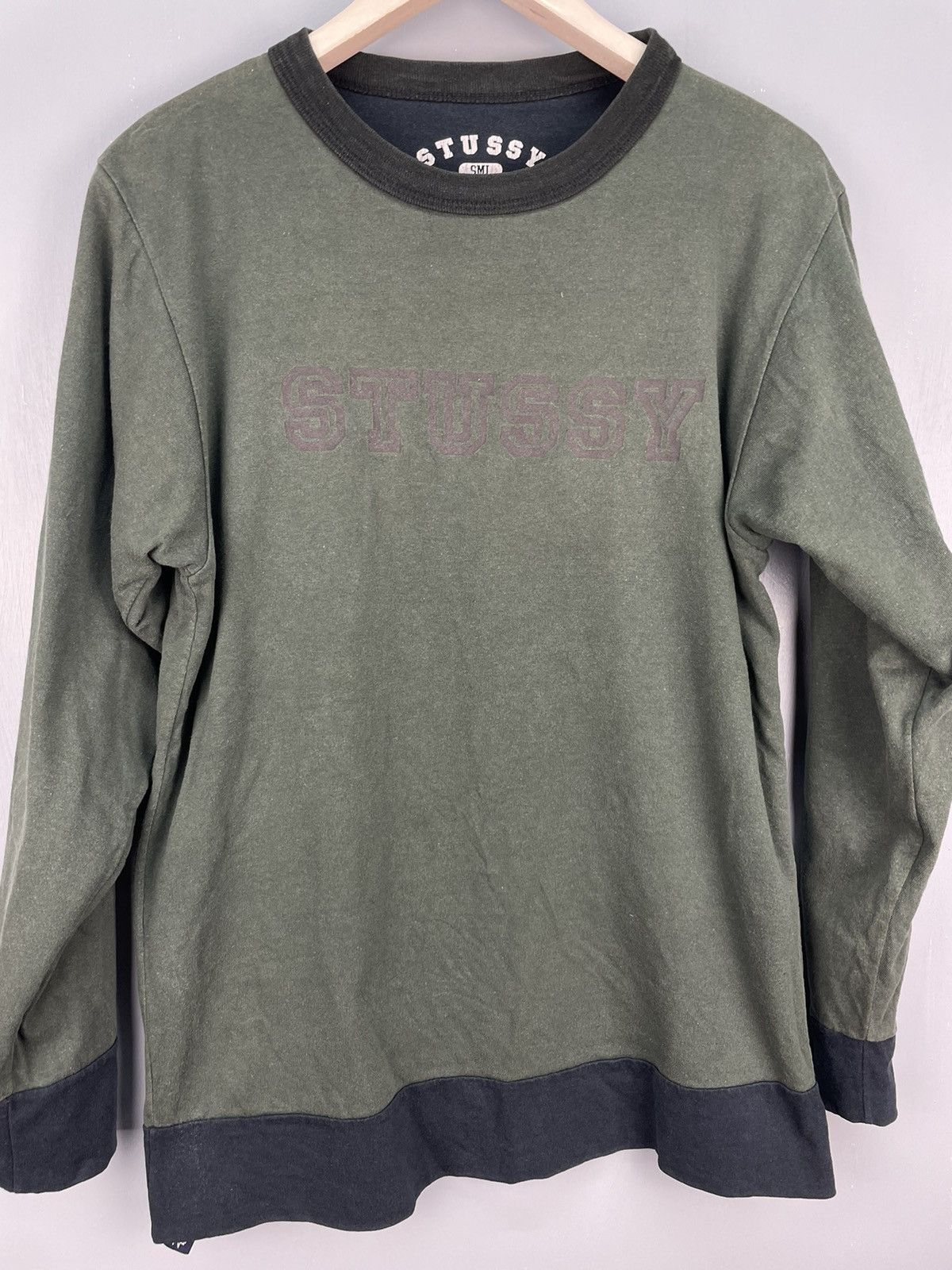 Stussy Vintage 90s Stussy reversible long sleeve t shirt Size US S / EU 44-46 / 1 - 7 Thumbnail