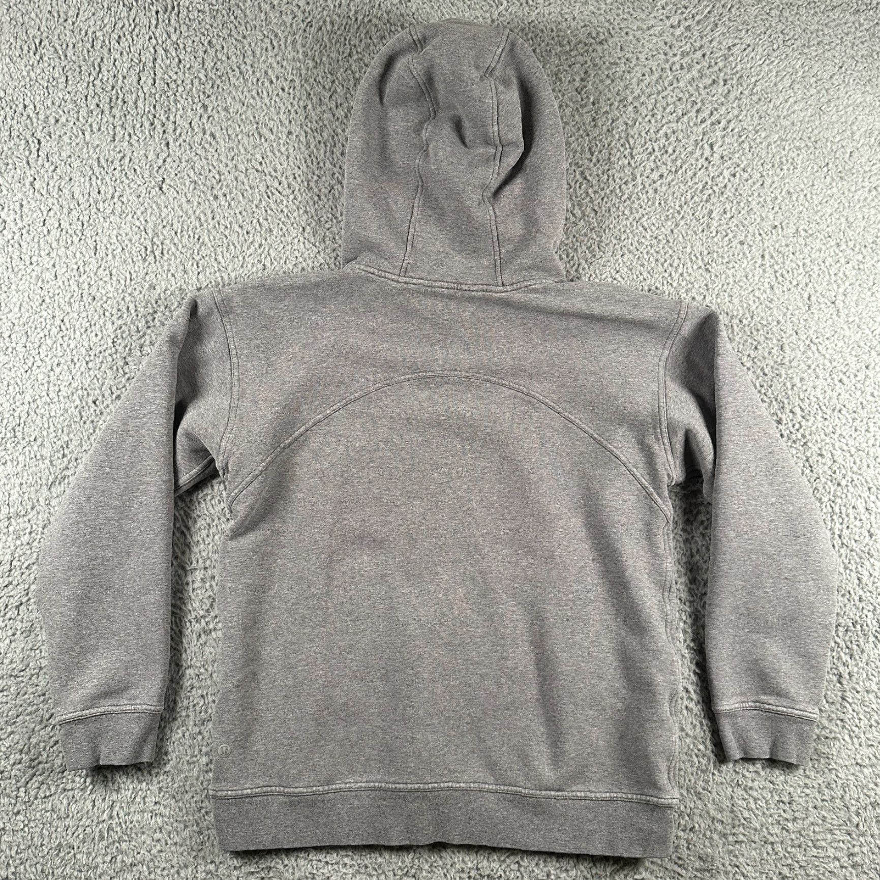 Lululemon VINTAGE Lululemon All Yours Hoodie Sweatshirt Womens 10 Gray Pullover Fleece Size L / US 10 / IT 46 - 7 Thumbnail
