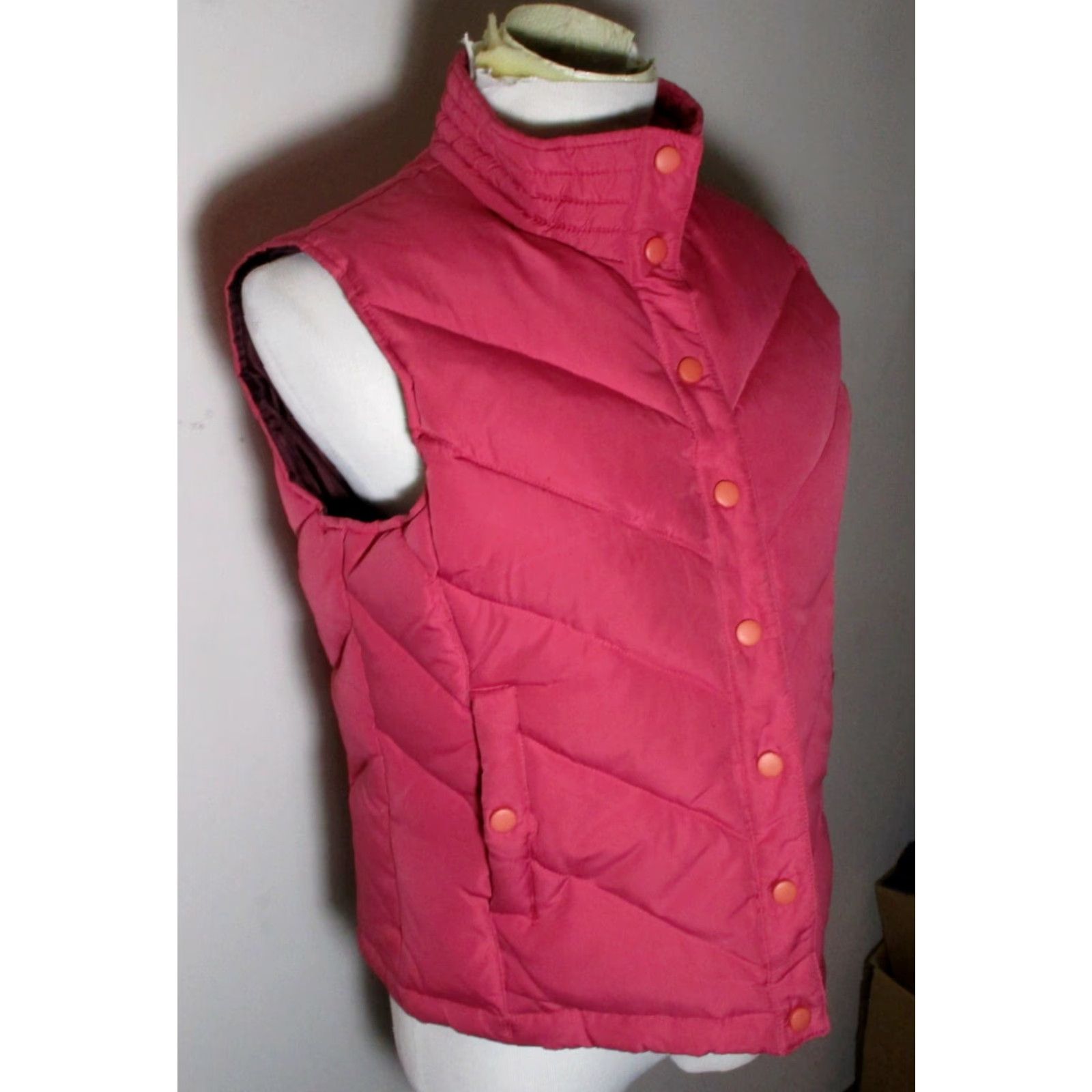 Vintage MAURICES Pink Mauve Down Insulated Vest Women's L Vest Pink Mauve Down Insulated Women’s L Size L / US 10 / IT 46 - 3 Thumbnail