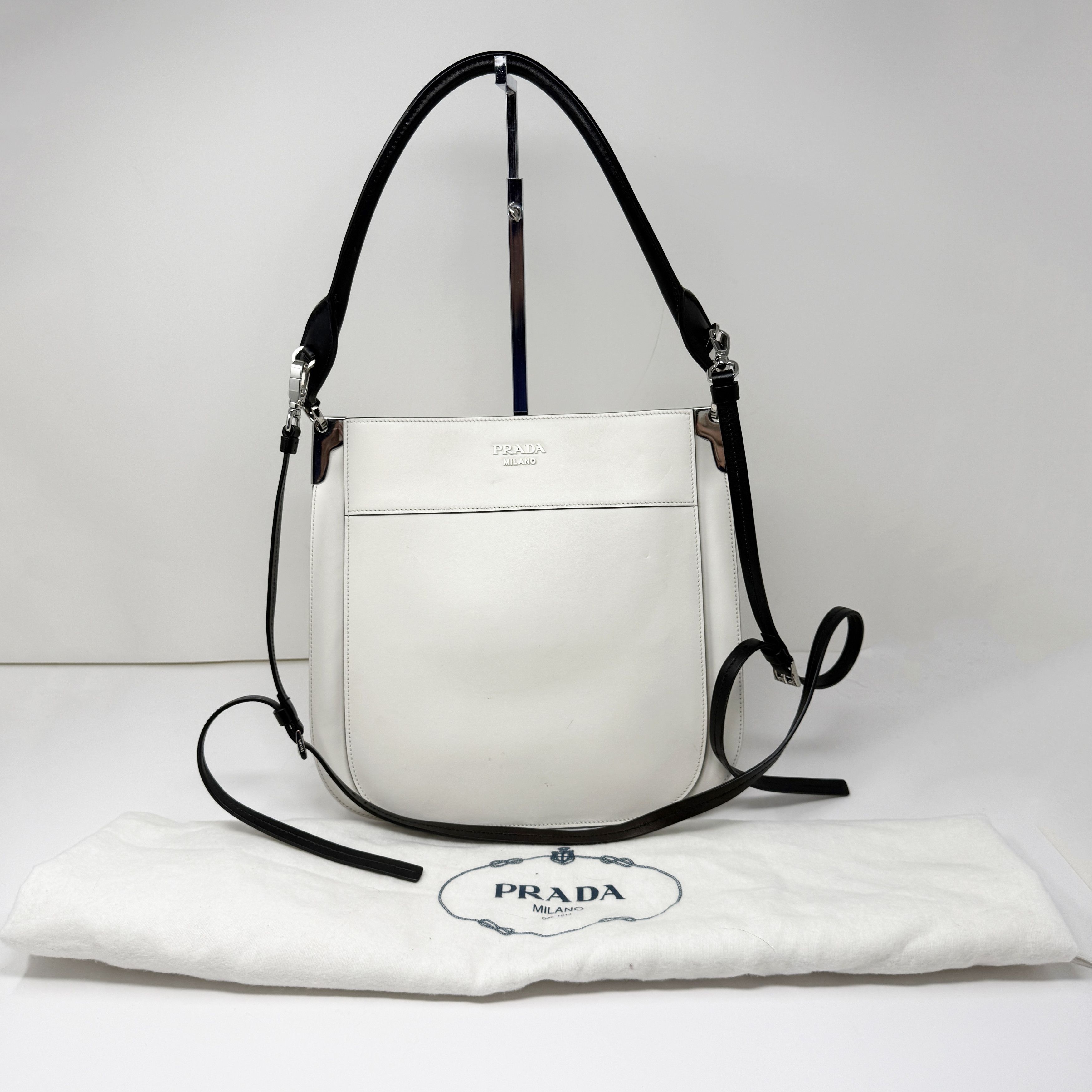 Prada Prada Margit Genuine Leather Convertible Size ONE SIZE - 1 Thumbnail