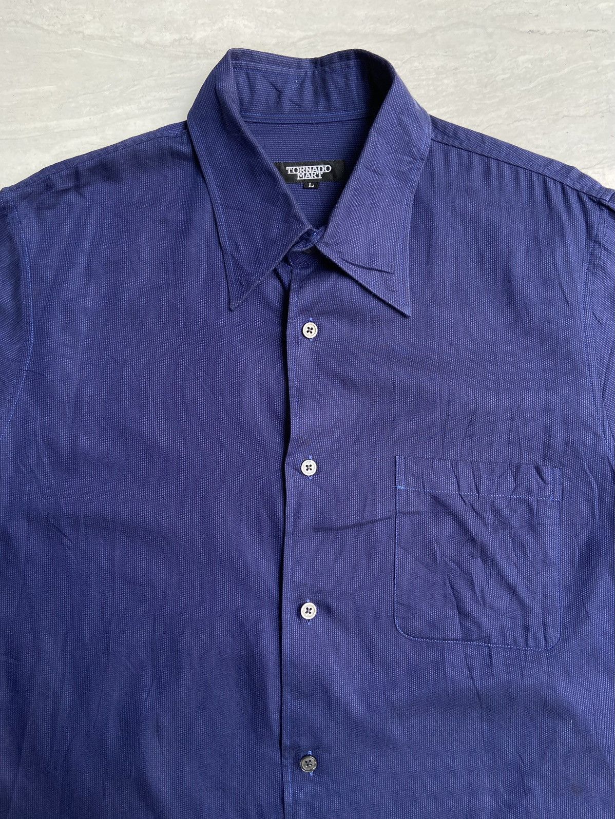 Tornado Mart TORNADO MART Blue Shirt Size US S / EU 44-46 / 1 - 9 Thumbnail