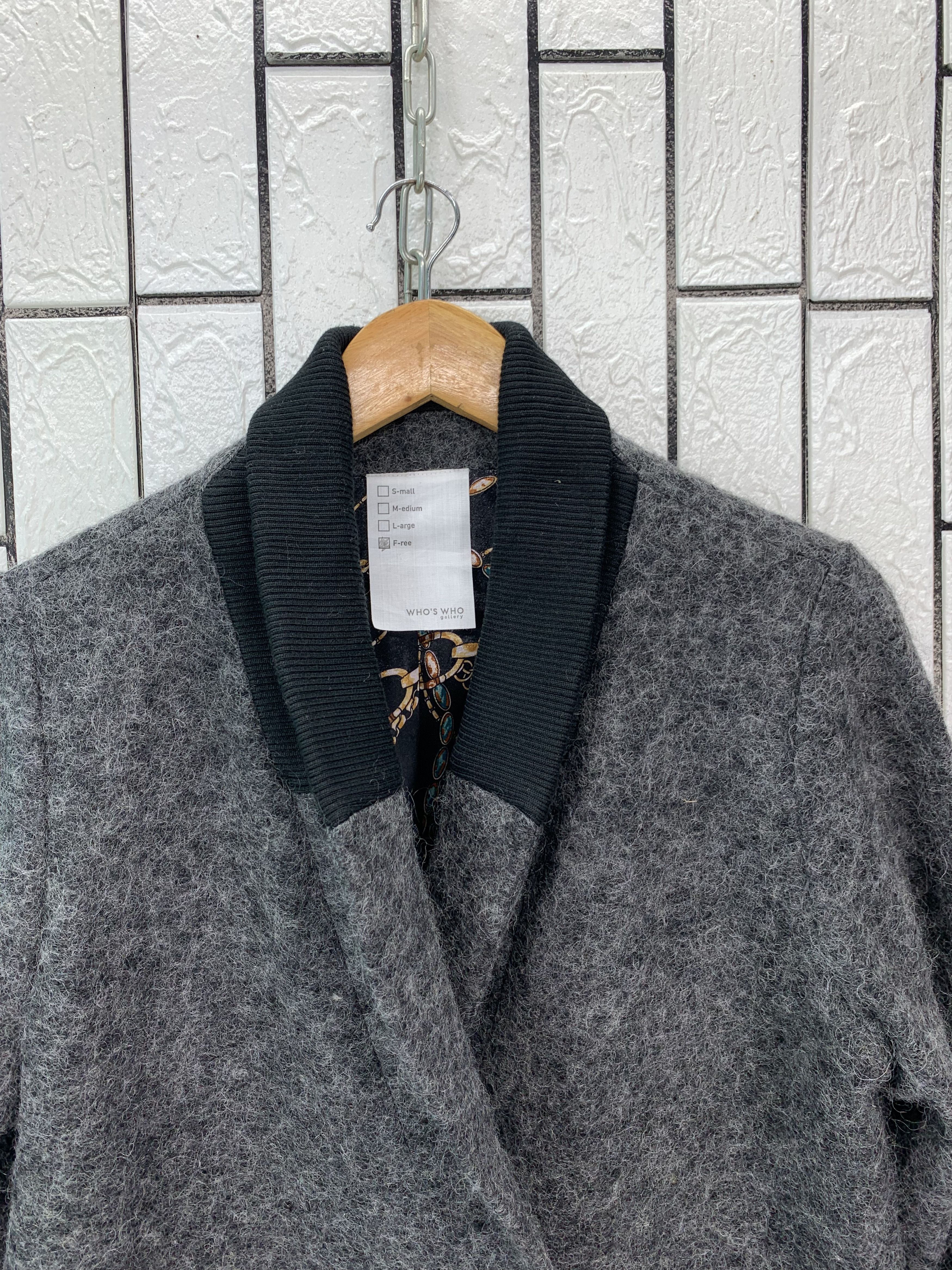 Japanese Brand Who’s Mohair Cardigan Jacket Size US S / EU 44-46 / 1 - 4 Thumbnail