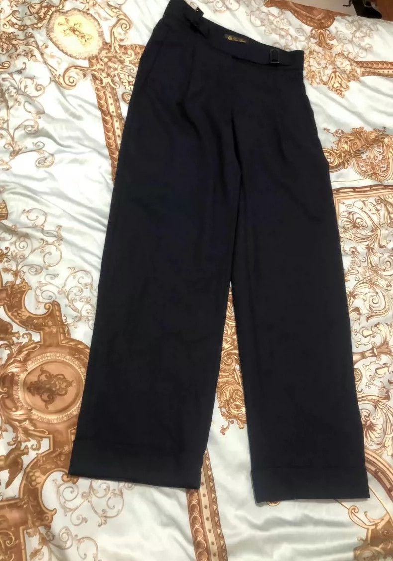 Loro Piana LORO PIANA Wool trimmed trousers Size 25" / US 0 / IT 36 - 5 Thumbnail