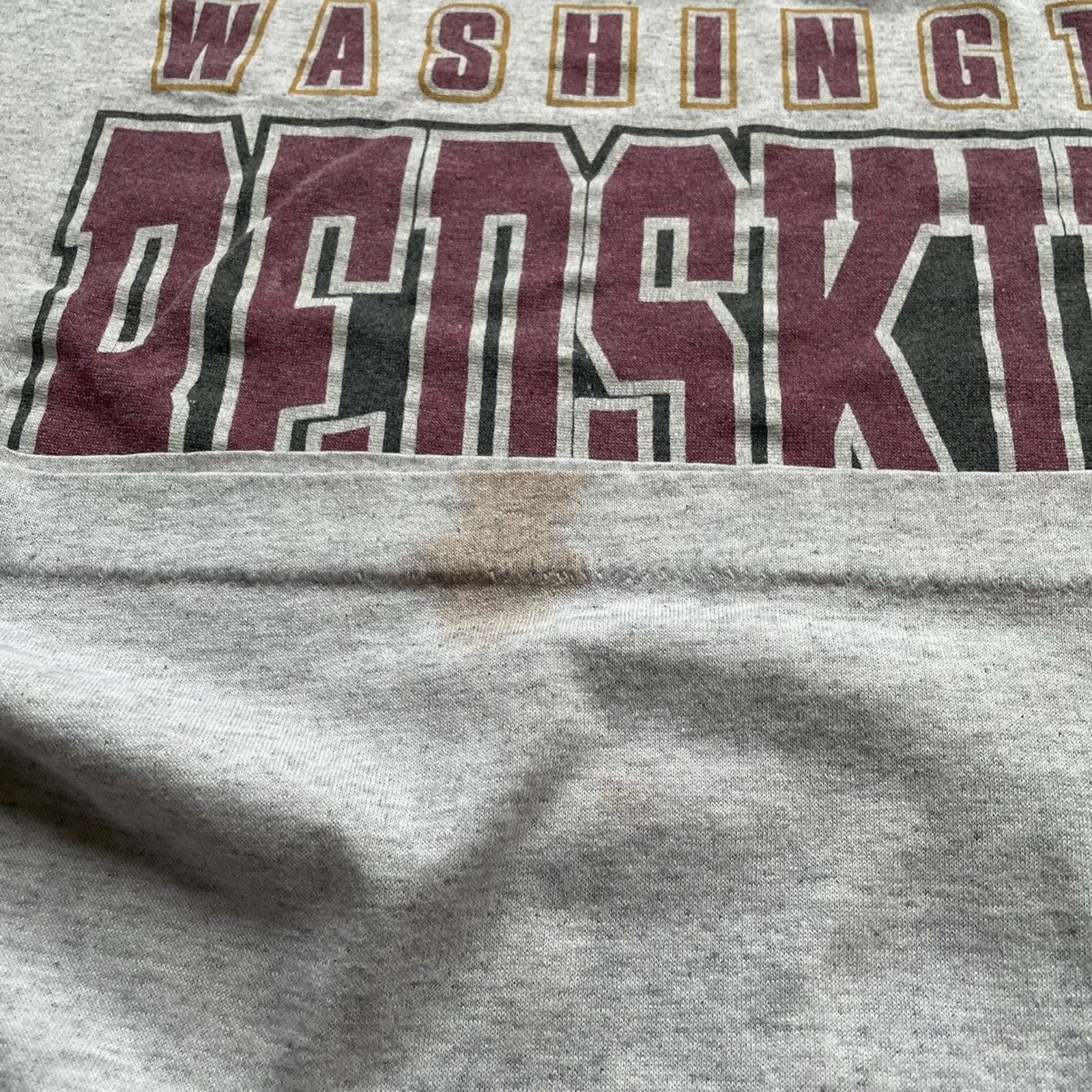 NFL Vintage 90s Washington Redskins NFL T Shirt Medium Football Size US M / EU 48-50 / 2 - 4 Thumbnail