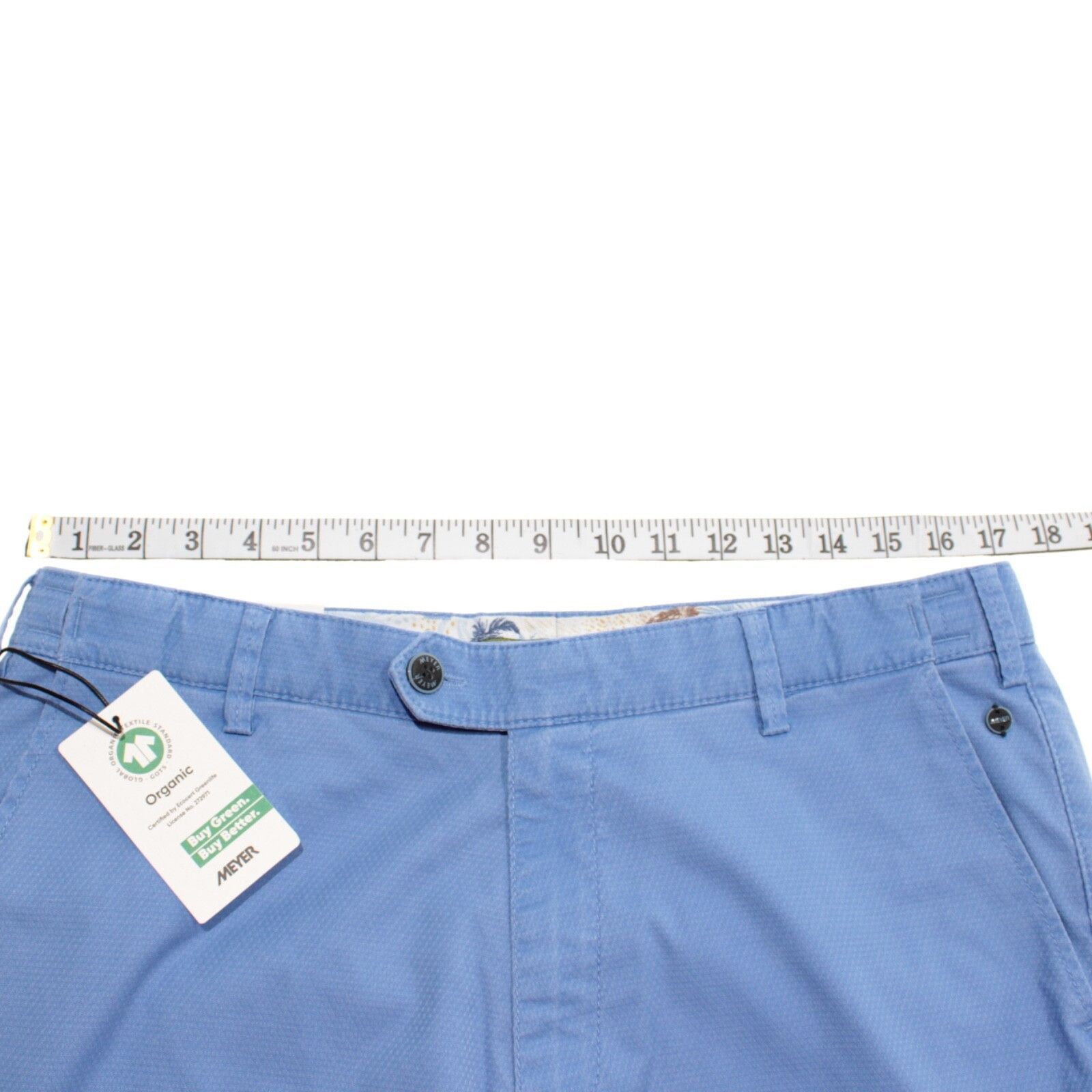 Meyer New with tags Chino Size 34 US In Blue