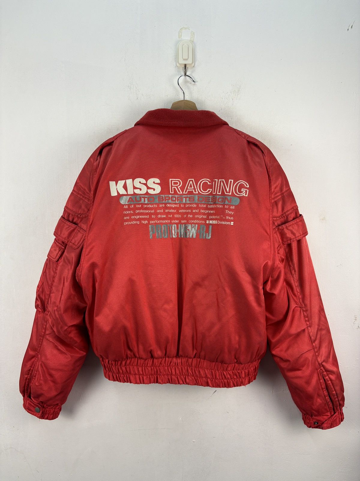 KISS Vintage Kiss Racing Jacket Bomber Issey Skyline Design Size US L / EU 52-54 / 3 - 10 Thumbnail