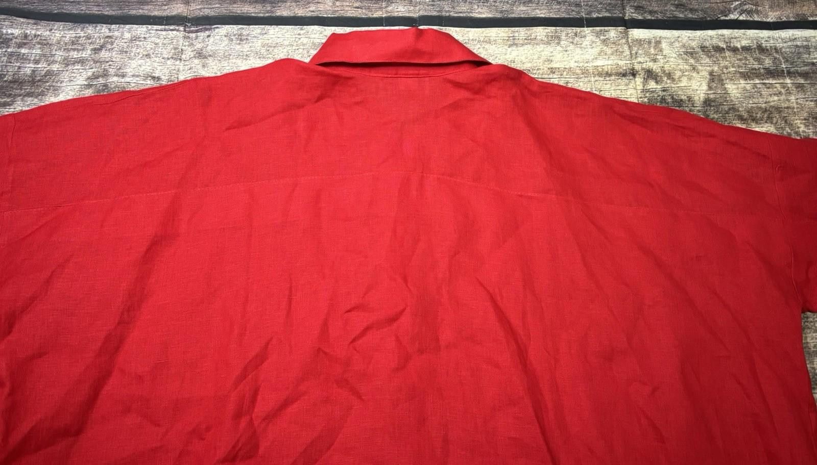 Other Louis Pimon for La Libellule Top Womens 3XL Linen Polo VTG Size 3XL / US 20-22 - 6 Thumbnail