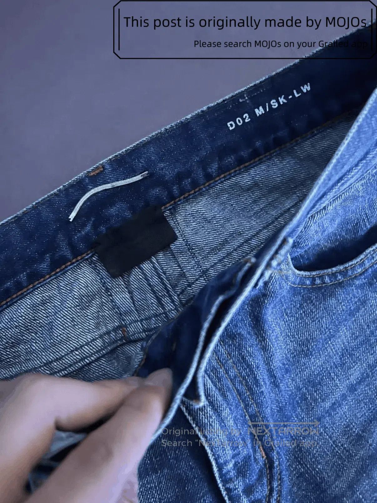 Saint Laurent Paris Sz 30 Saint Laurent Paris 16SS Cut Dye Denim mojos151911. Size US 30 / EU 46 - 2 Thumbnail